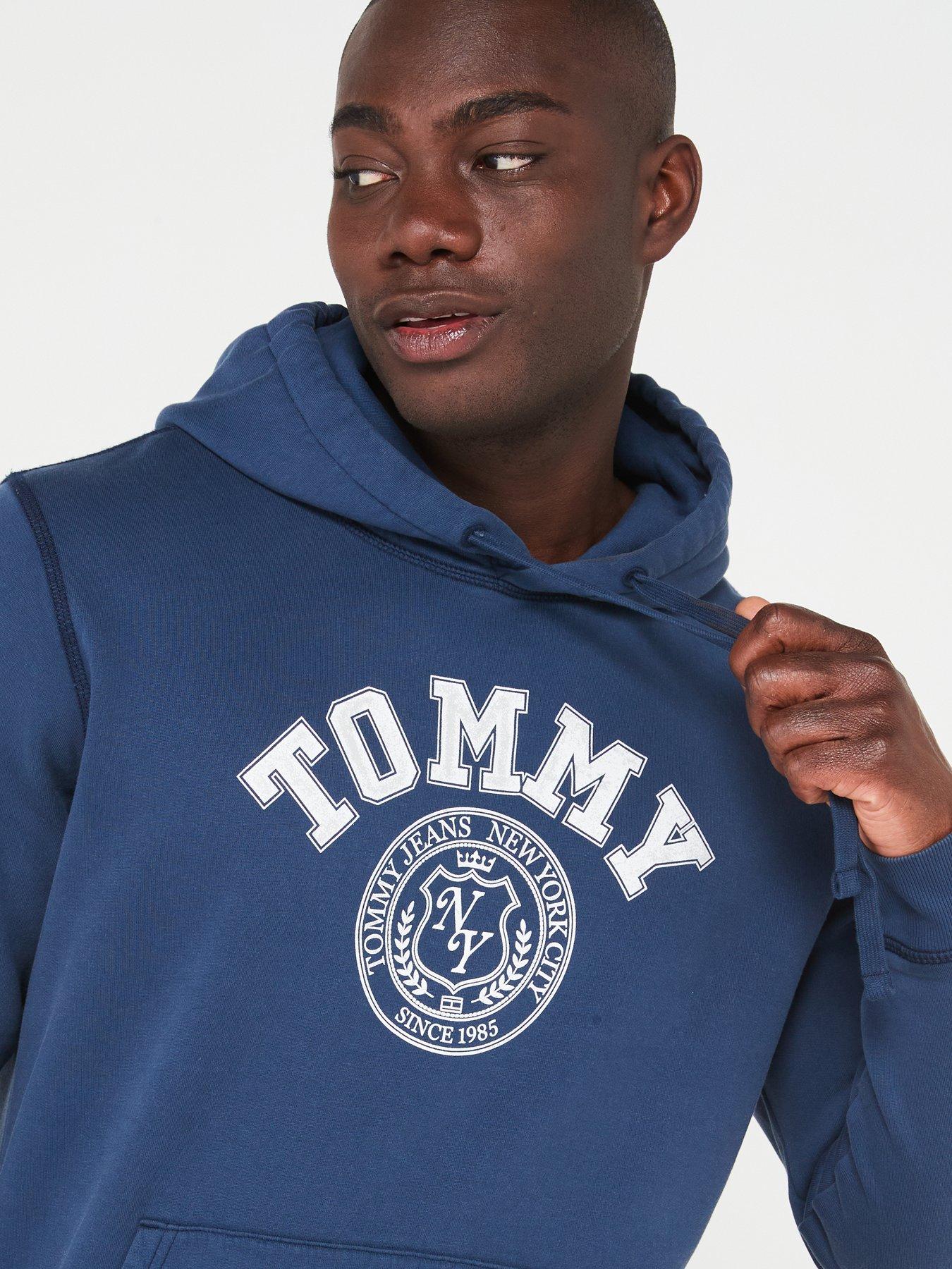 Tommy Jeans Regular Fit Washed Prep Explorer Hoodie Navy Very