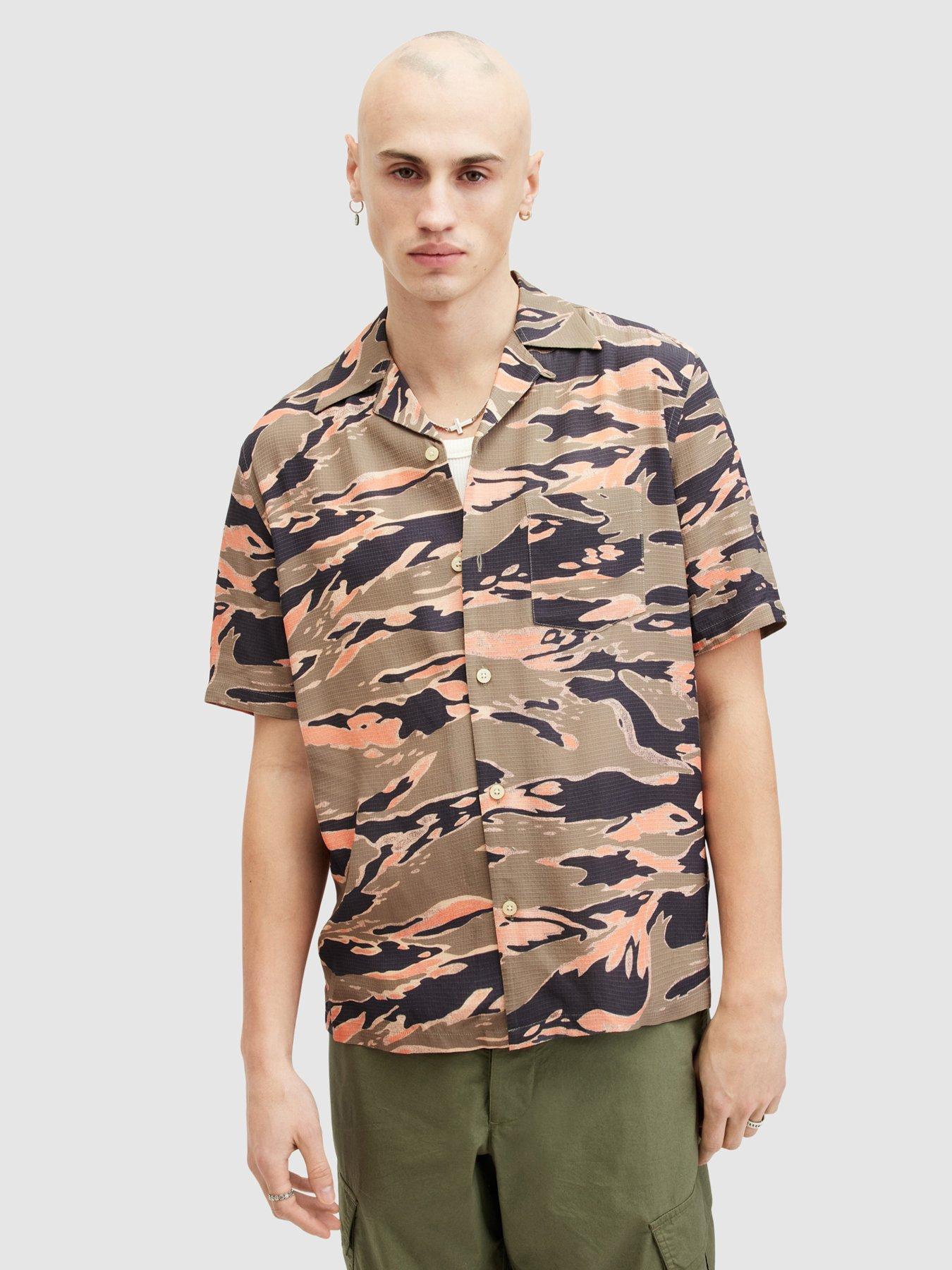 undefined Solar Camo Printed Short Sleeve Shirt - Multi
