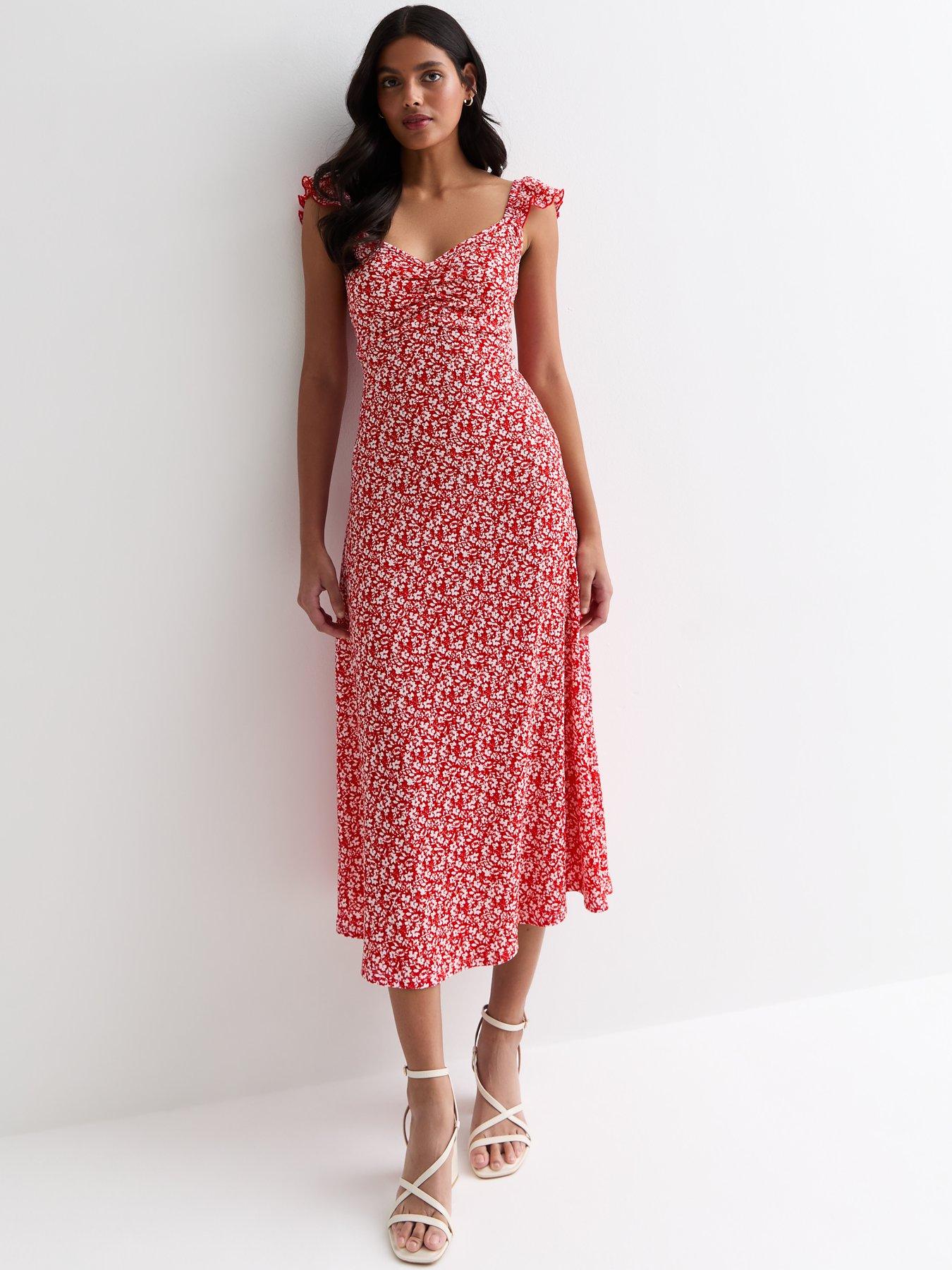 Very floral best sale midi dress