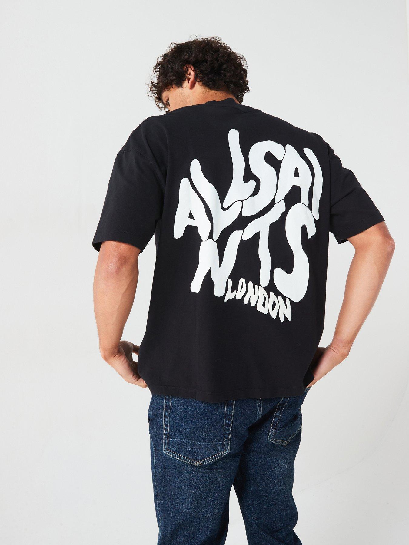 AllSaints Orlando Back Print T-shirt - Black