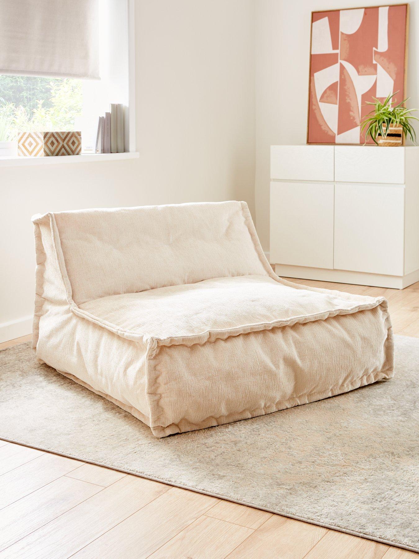 Product photograph of Kaikoo Hand Quilted Lounger Chair from very.co.uk