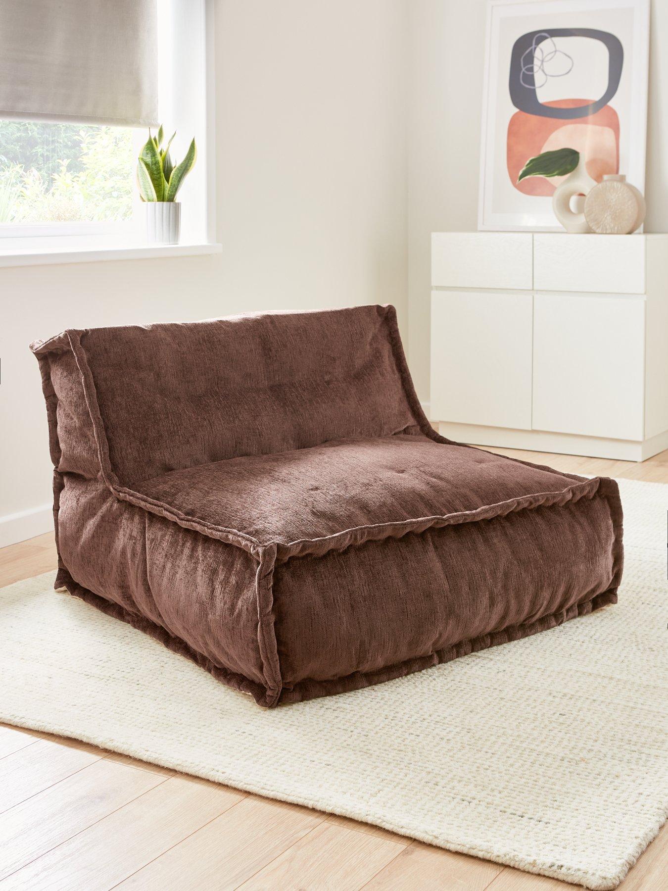 Product photograph of Kaikoo Hand Quilted Lounger Chair from very.co.uk