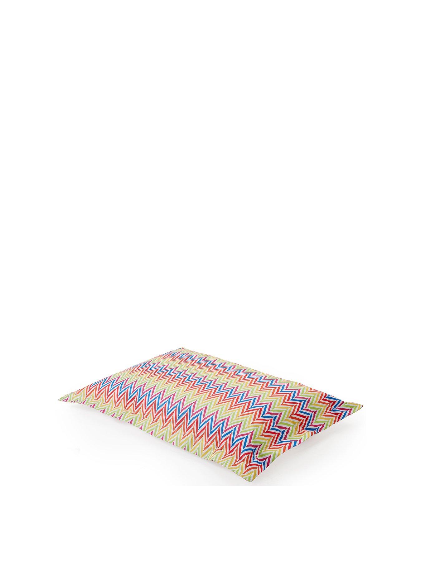 Image 2 of 4 of KAIKOO Indoor/Outdoor Extra Large Floor Cushion &ndash; Chevron Print