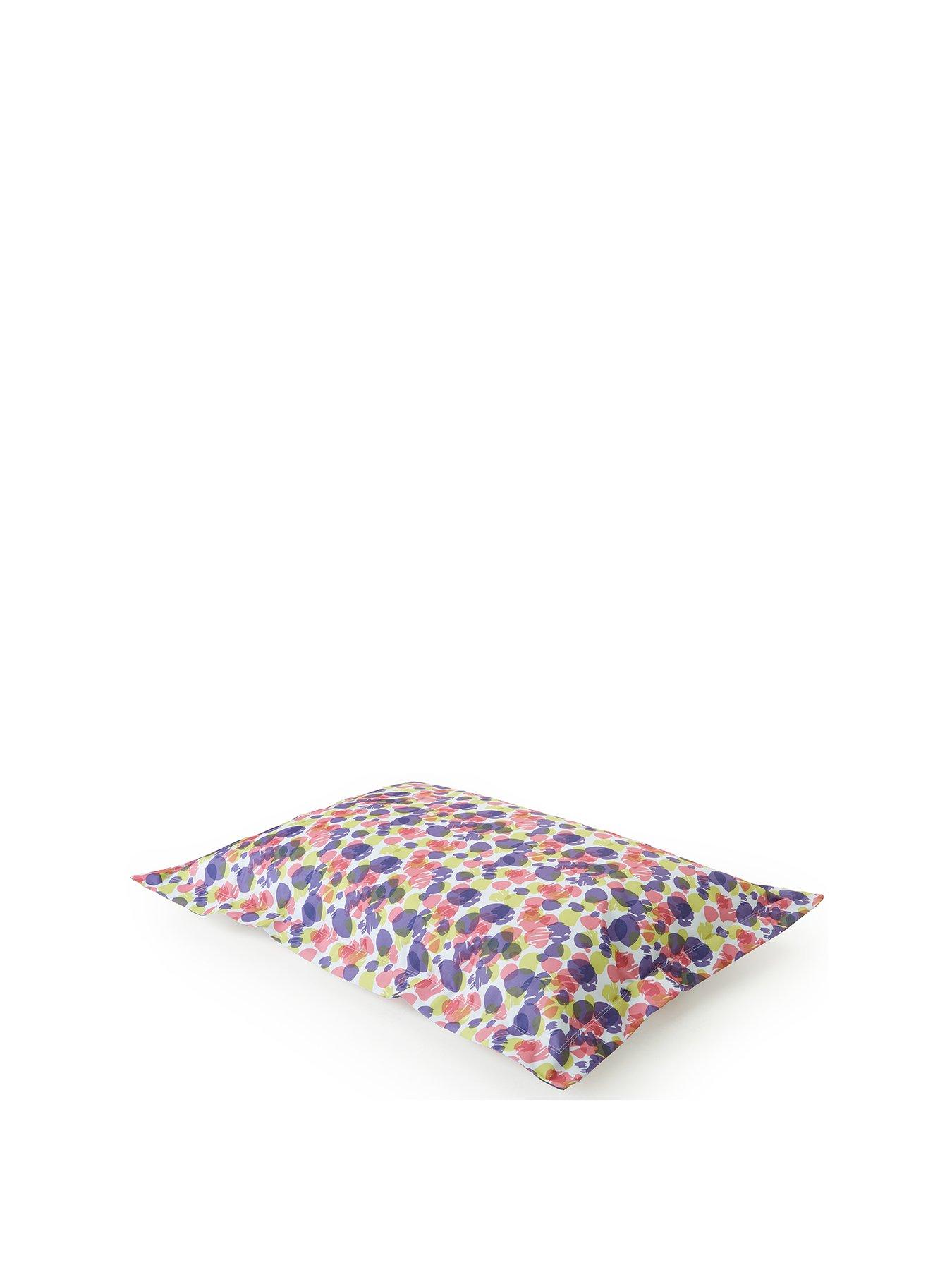 Image 2 of 4 of KAIKOO Indoor/Outdoor Extra Large Floor Cushion &ndash; Leaf Print