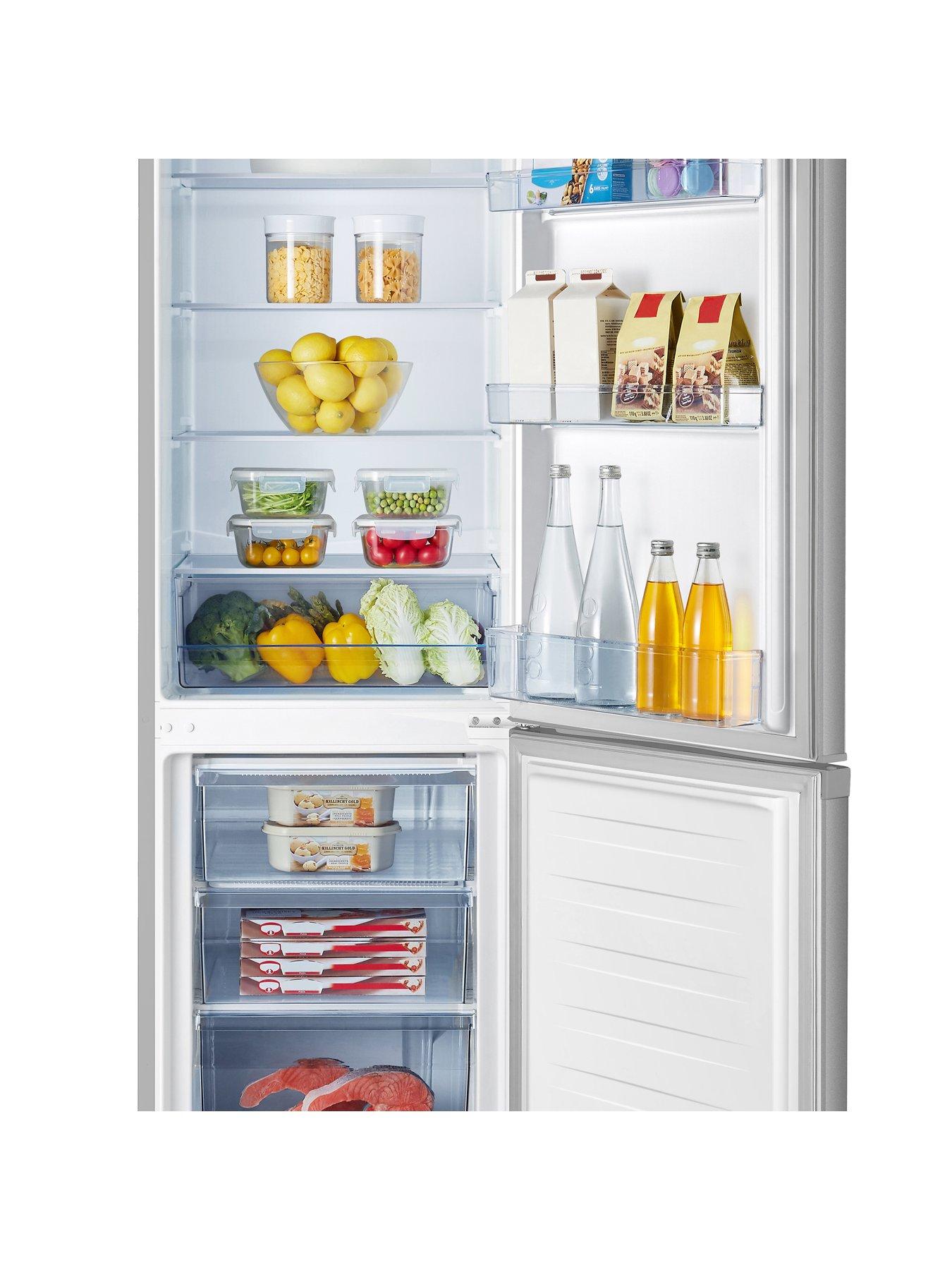 Image 2 of 5 of Fridgemaster MC55265ES 70/30 Freestanding Fridge Freezer - Silver