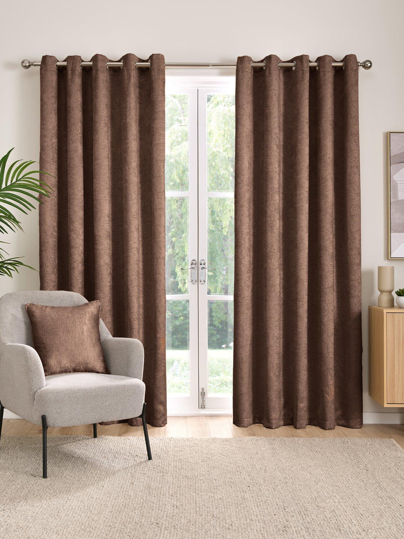 The Very Collection Harper Thermal Dim Out Eyelet Curtains