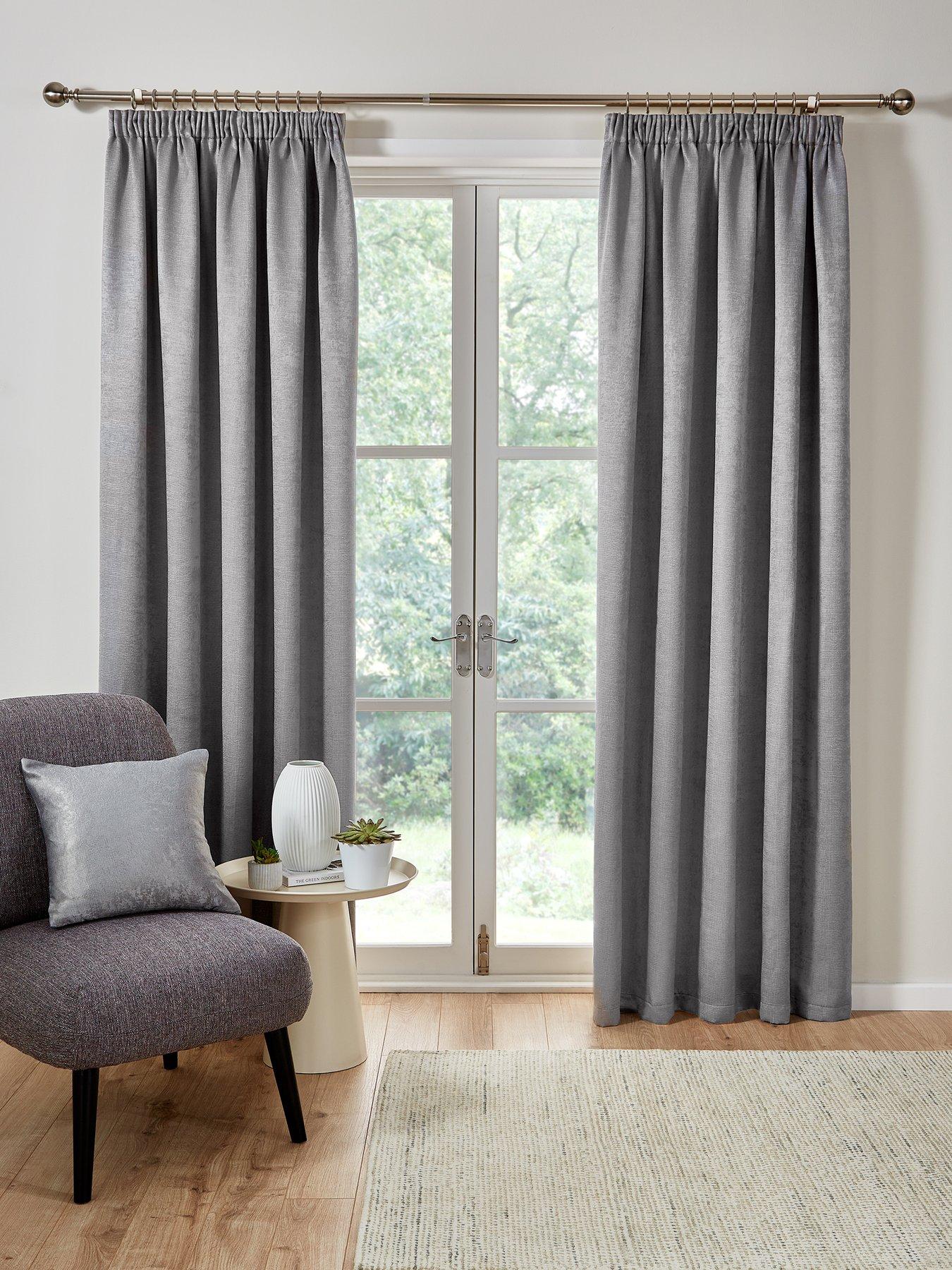 undefined Neo Thermal Dim Out Pencil Pleat Curtains