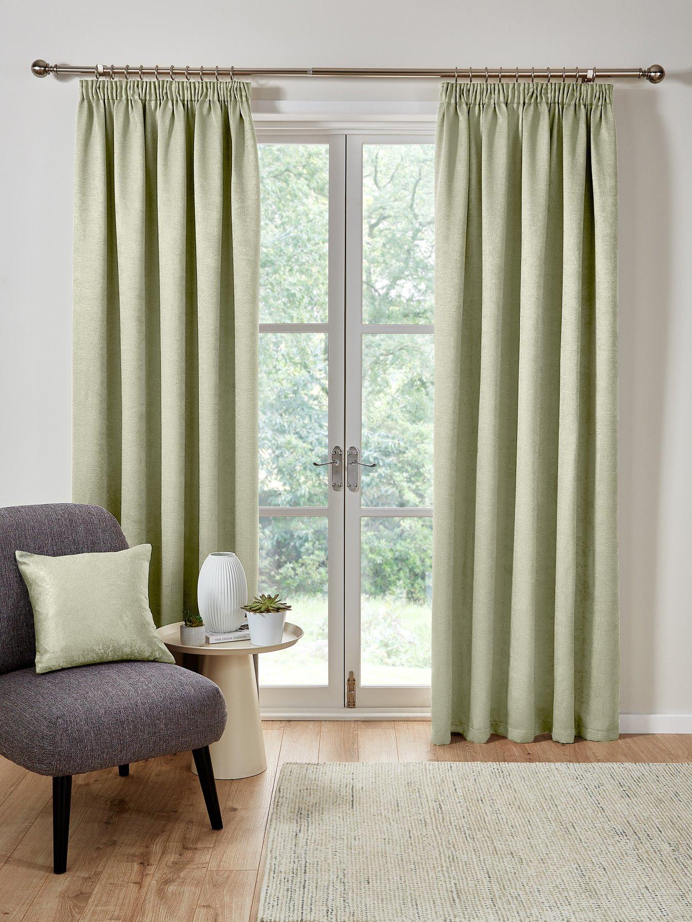 undefined Neo Thermal Dim Out Pencil Pleat Curtains