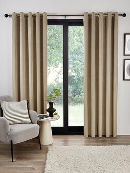 Product photograph of Michelle Keegan Home Windsor Eyelet Curtains from very.co.uk