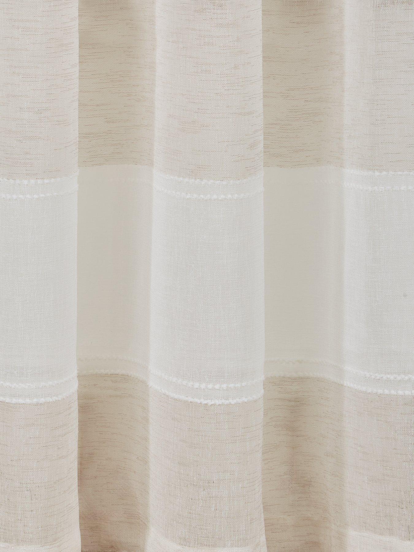 Image 3 of 3 of Very Home Rhodes Eyelet Voile Curtains