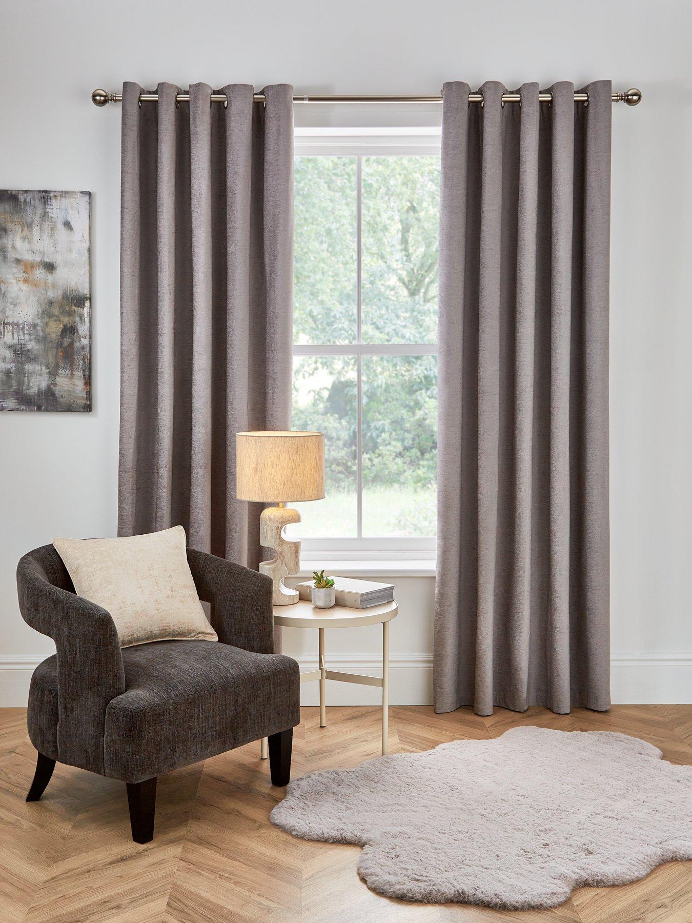 undefined Victoria Blackout Eyelet Curtains