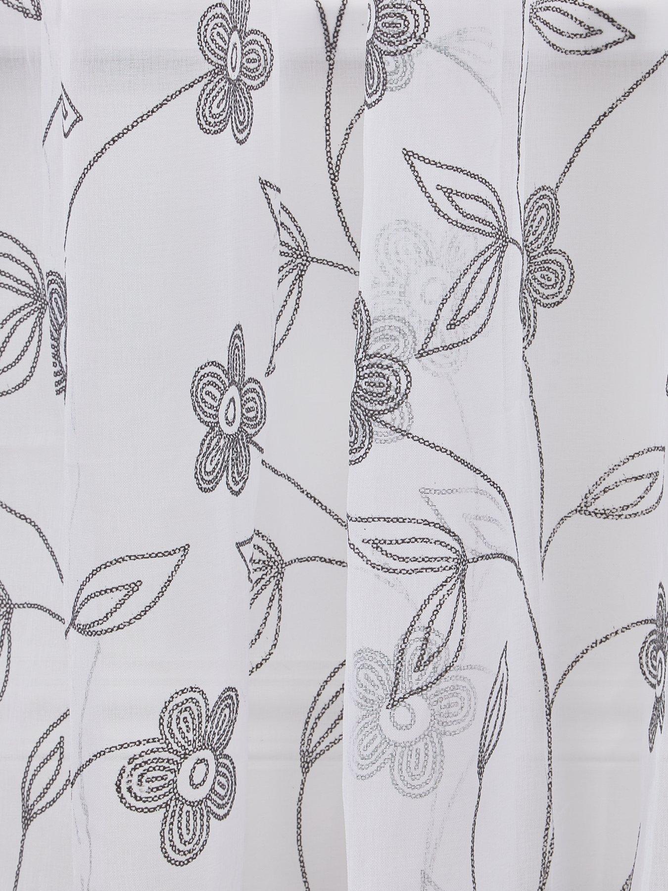 Image 3 of 3 of The Very Collection Vienna Floral Voile Panel Pair