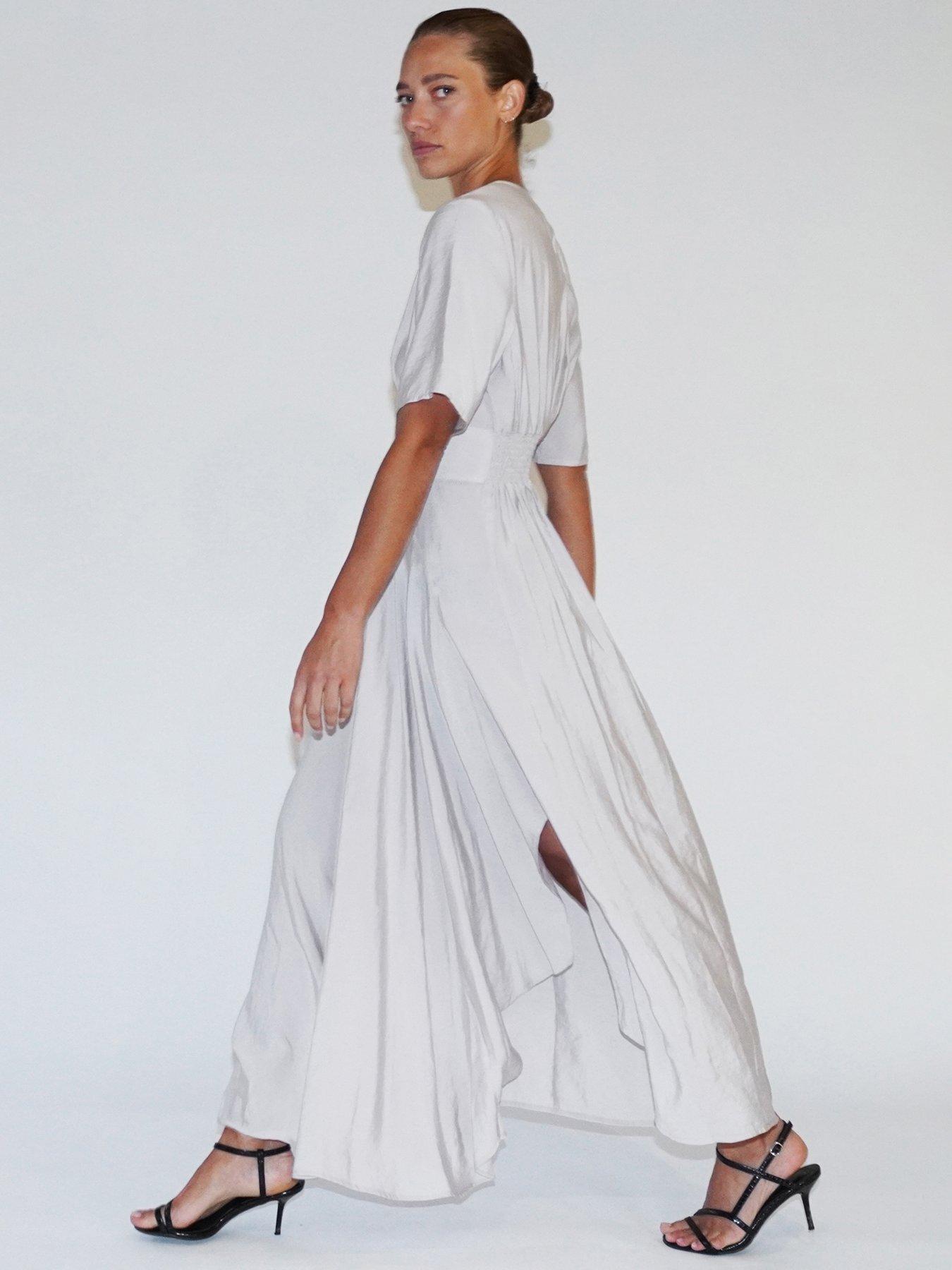 Handkerchief hem maxi dress 2025