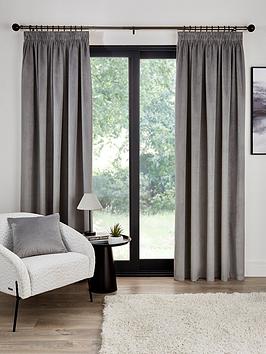 Product photograph of Very Home Cambridge Pencil Pleat Curtains from very.co.uk