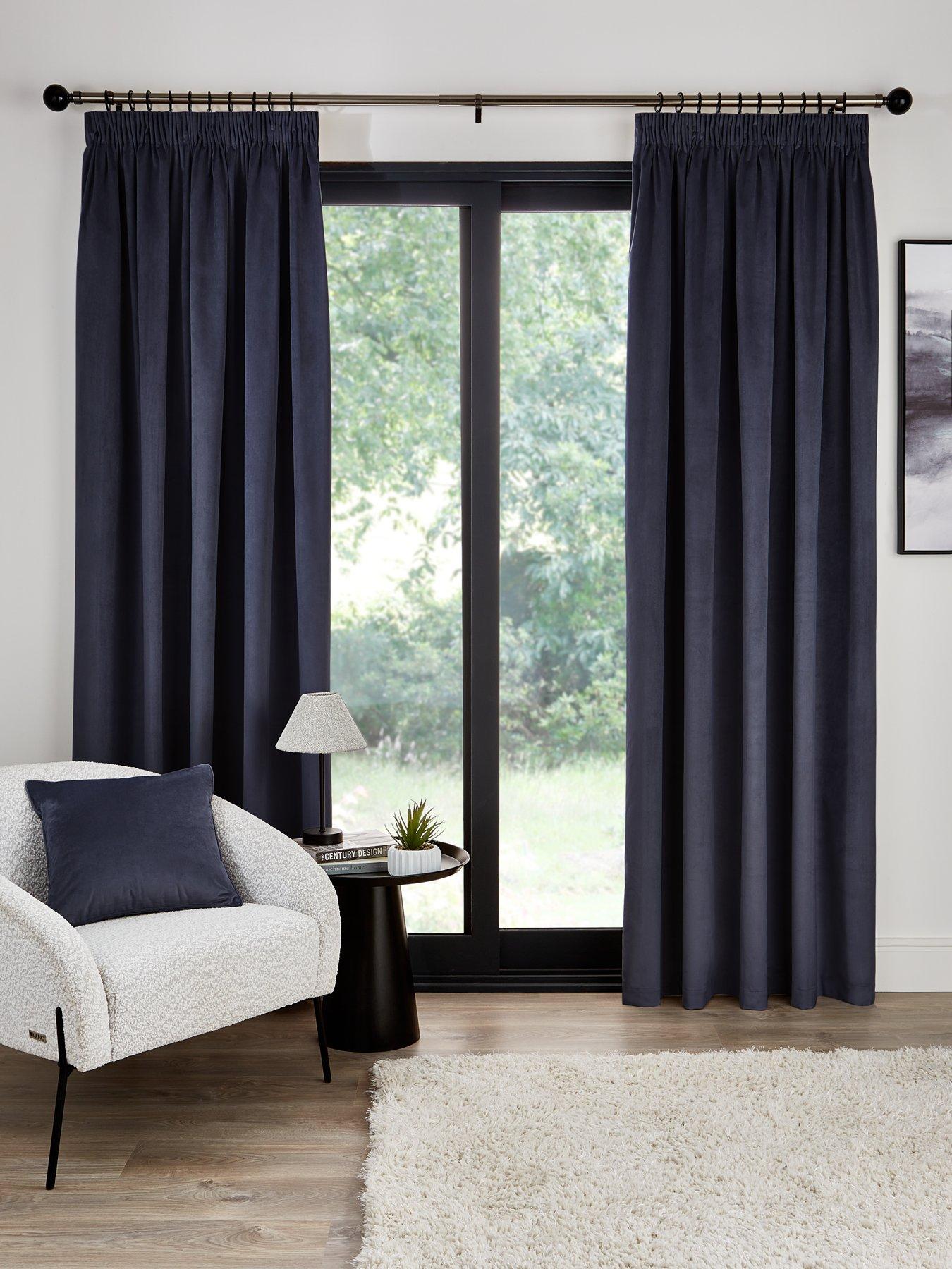 undefined Cambridge Blackout Pencil Pleat Curtains