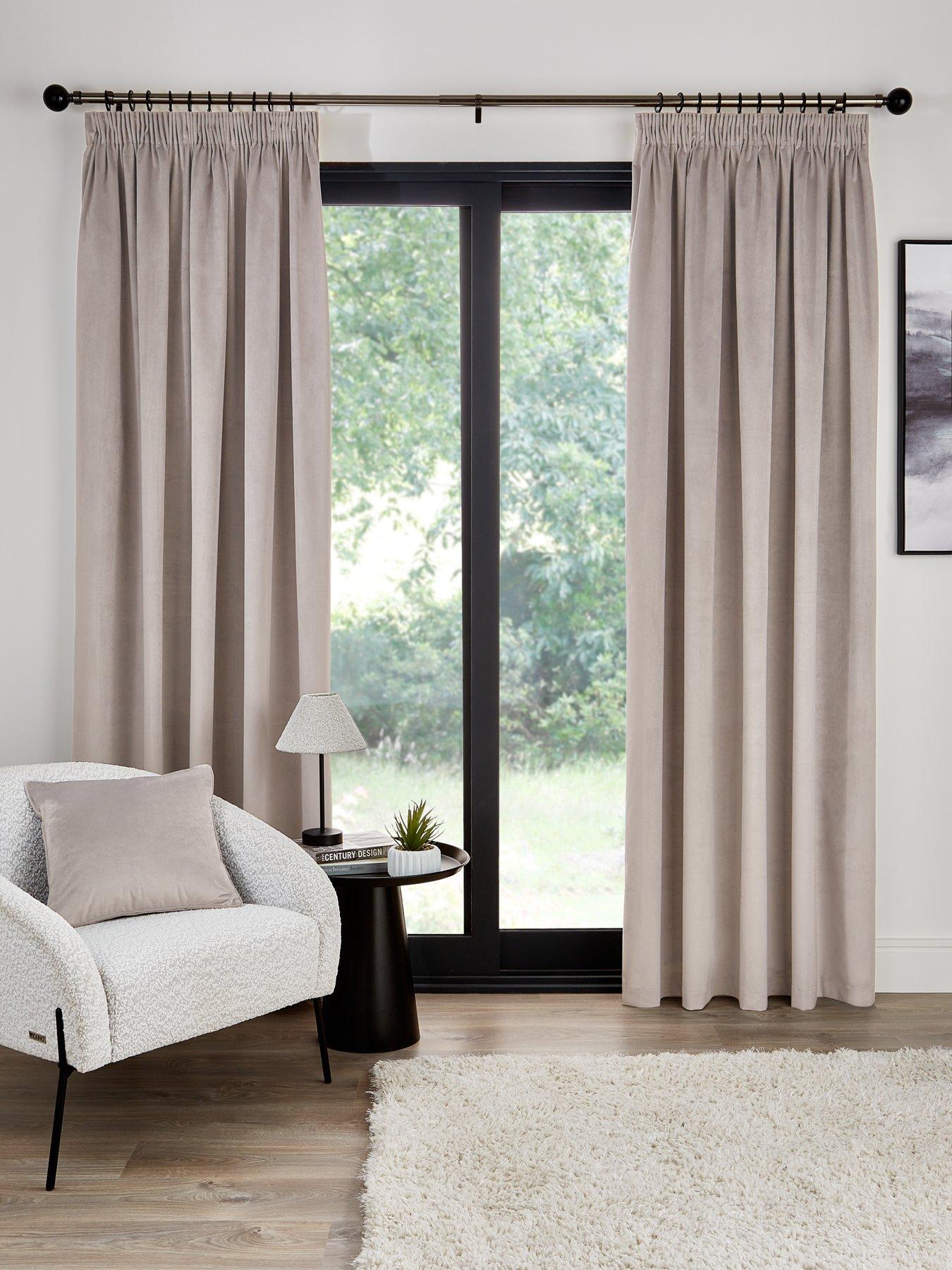 Image 1 of 5 of The Very Collection Cambridge Blackout&nbsp;Pencil Pleat Curtains
