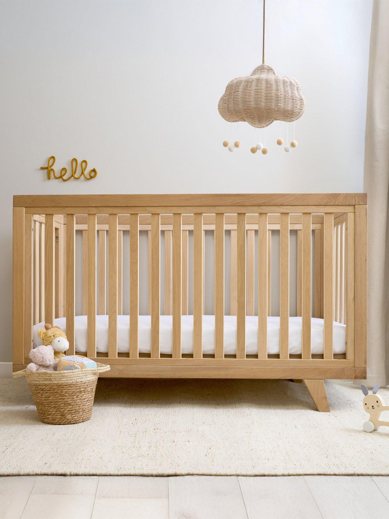 Clair De Lune Oak Cot Bed