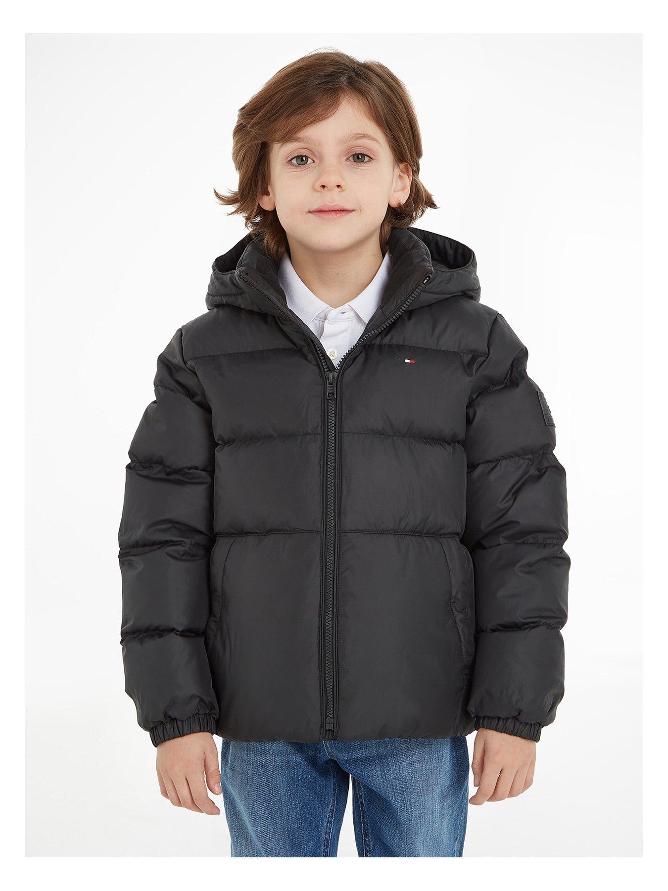 undefined Boys Essential Down Jacket - Black