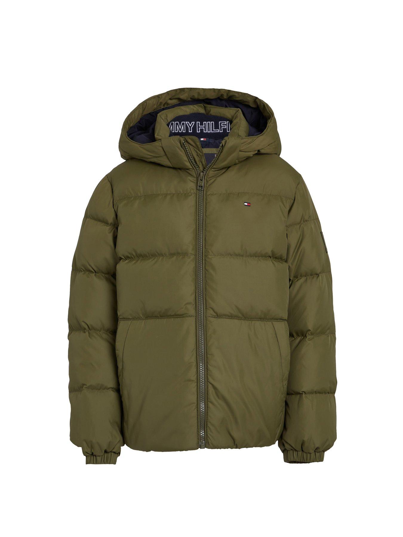 Boys Essential Down Jacket Khaki