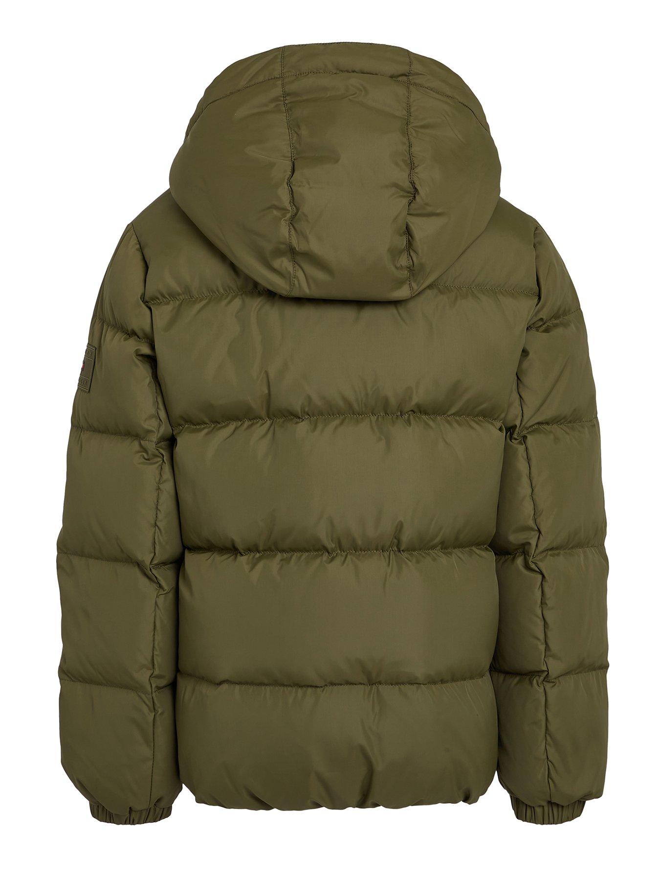 Tommy Hilfiger Boys Essential Down Jacket Khaki Very
