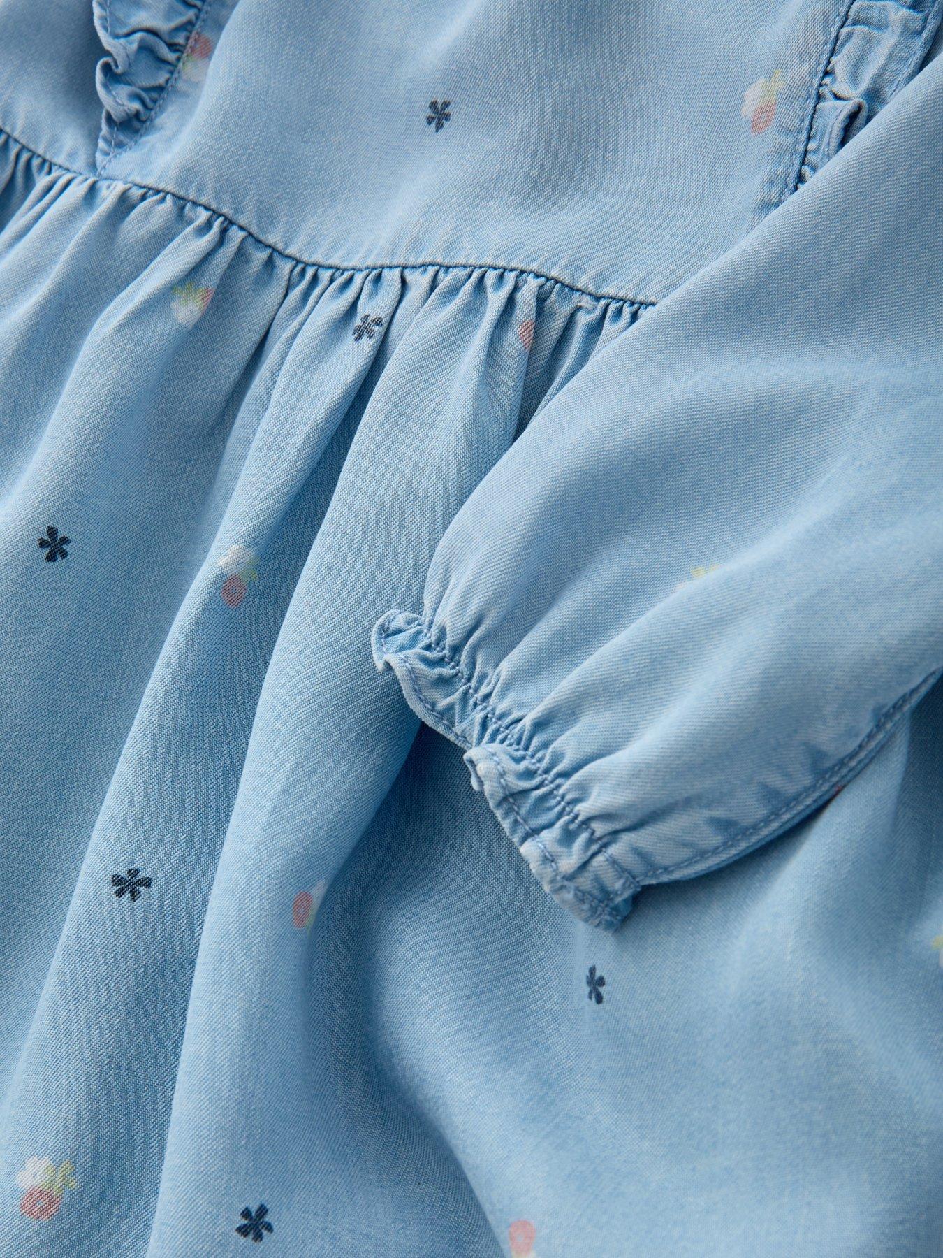 Tommy Hilfiger Baby Girls Flower All Over Printed Dress - Light Blue | Very