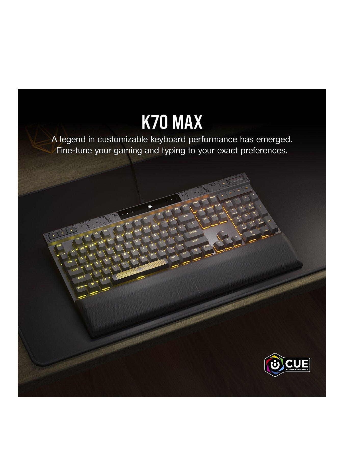 Image 2 of 8 of CORSAIR K70 MAX RGB KEYBOARD - MGX Switch