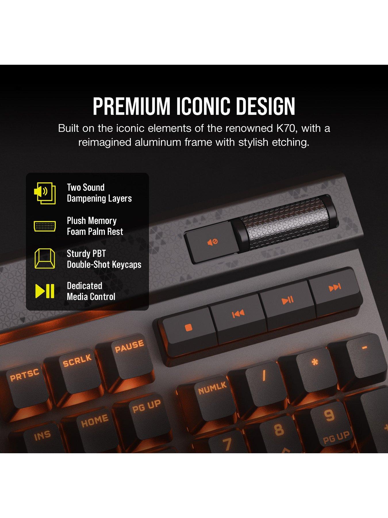 Image 7 of 8 of CORSAIR K70 MAX RGB KEYBOARD - MGX Switch