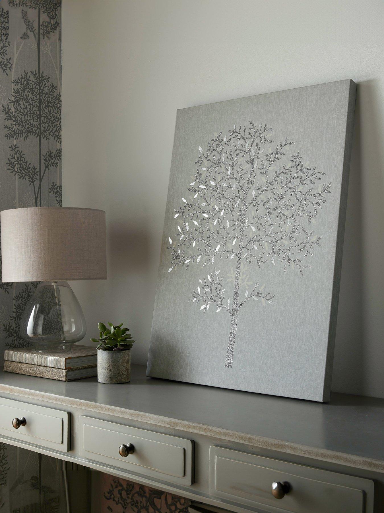 Product photograph of Art For The Home Eternal Tree Canvas from very.co.uk