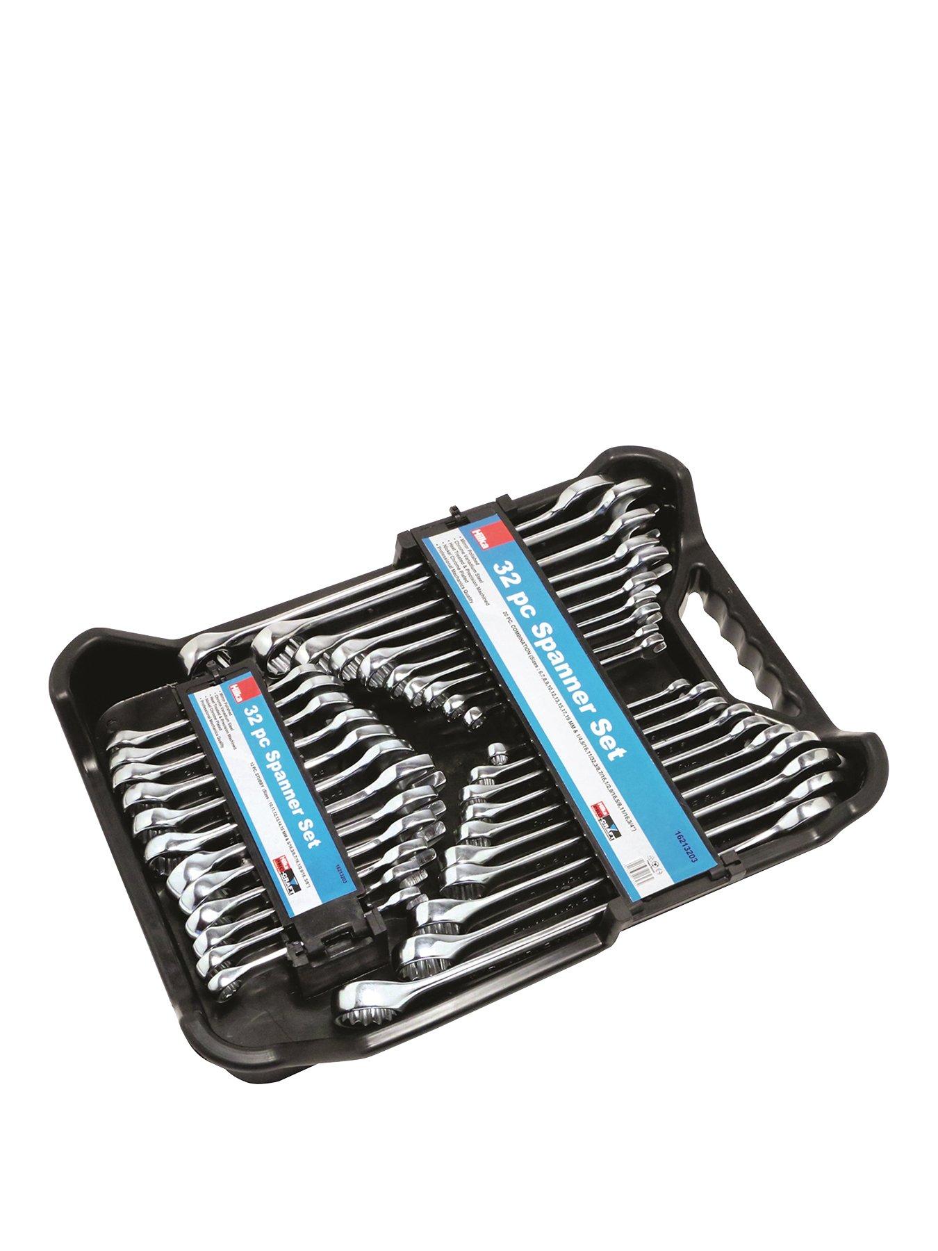 Product photograph of Hilka Tools 32 Pce Combination Spanners Af Metric from very.co.uk