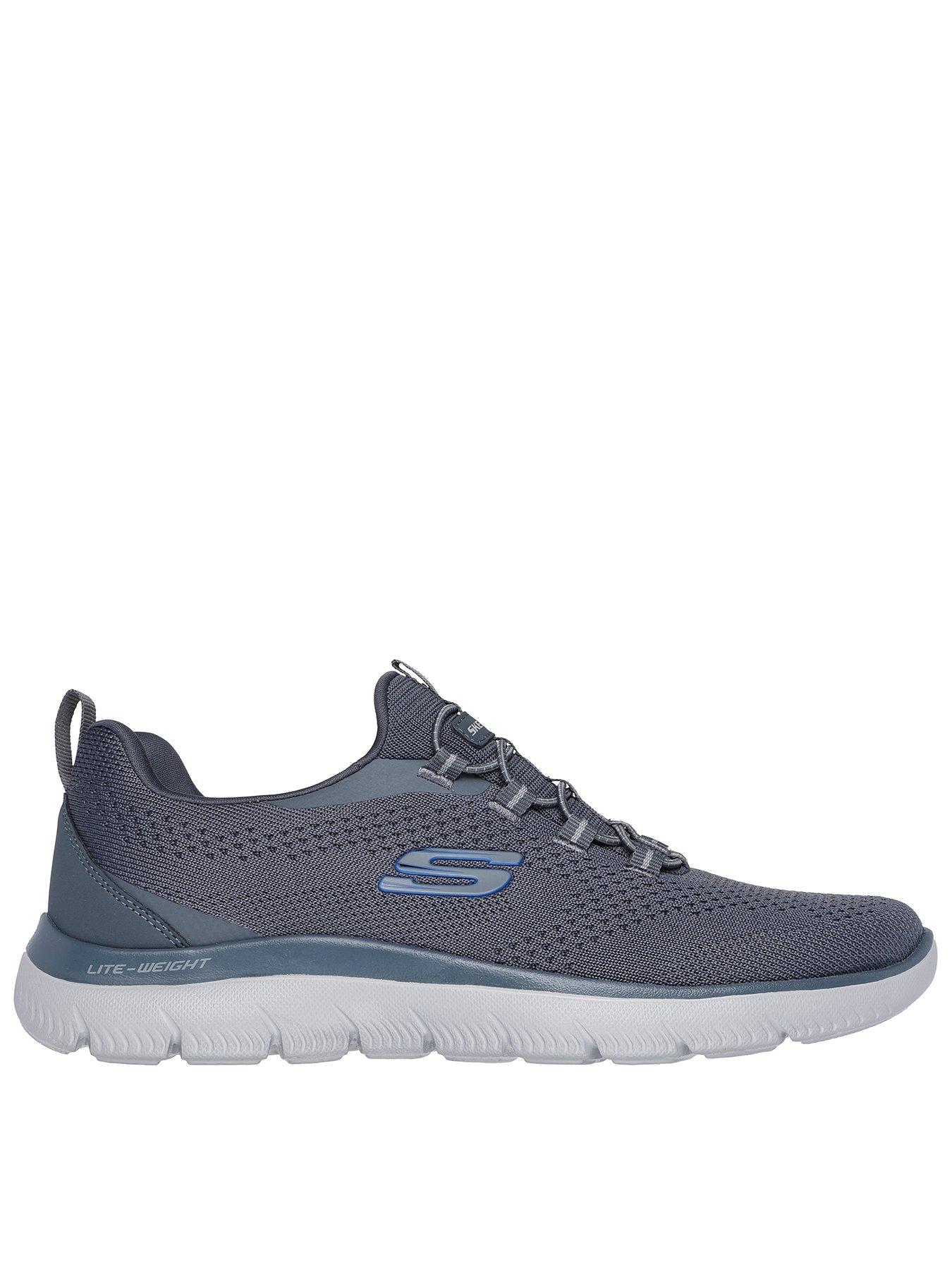 Skechers envy textured mesh bungee slip on trainer hot sale
