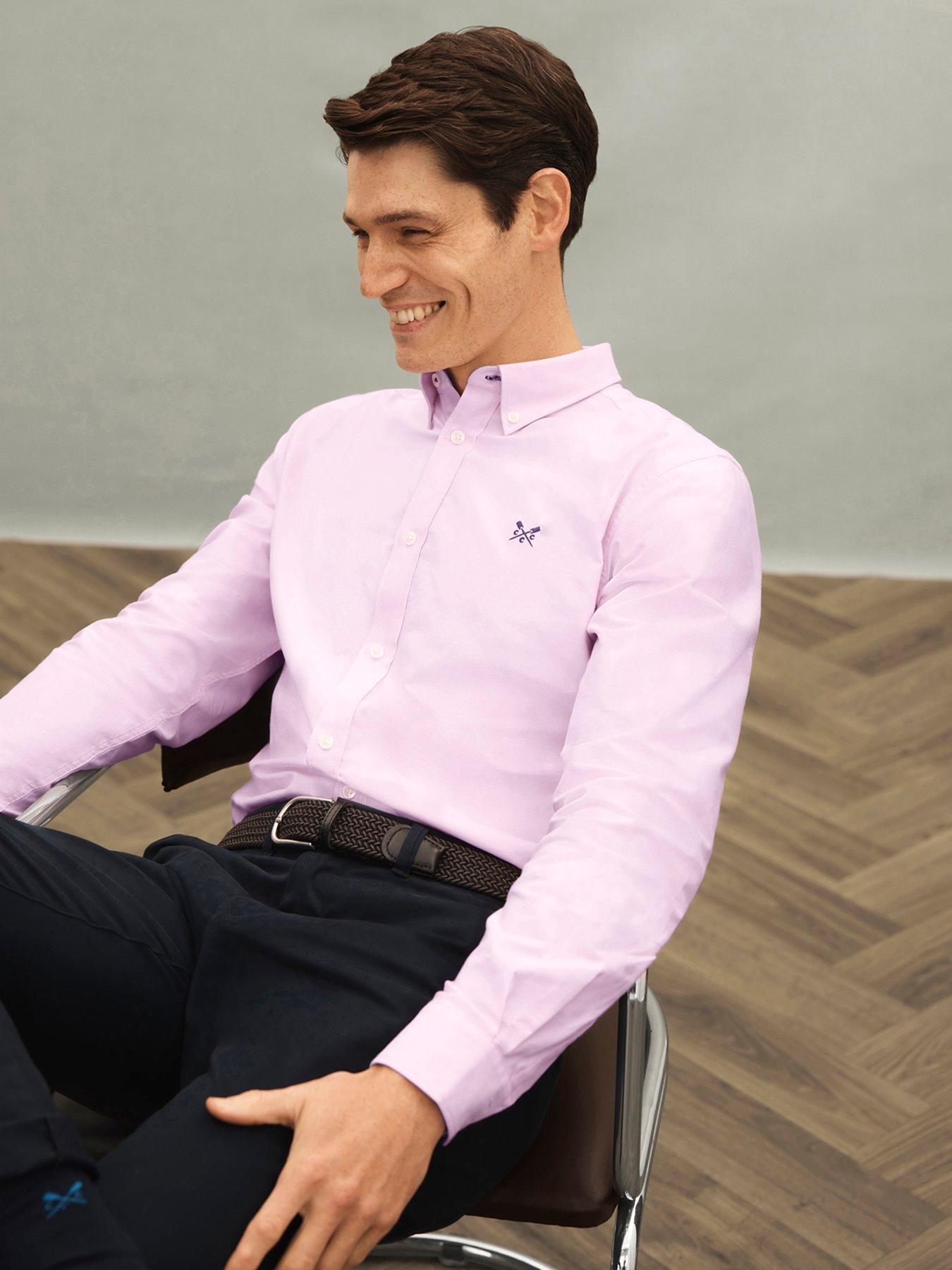 undefined Crew Classic Oxford Shirt - Light Pink