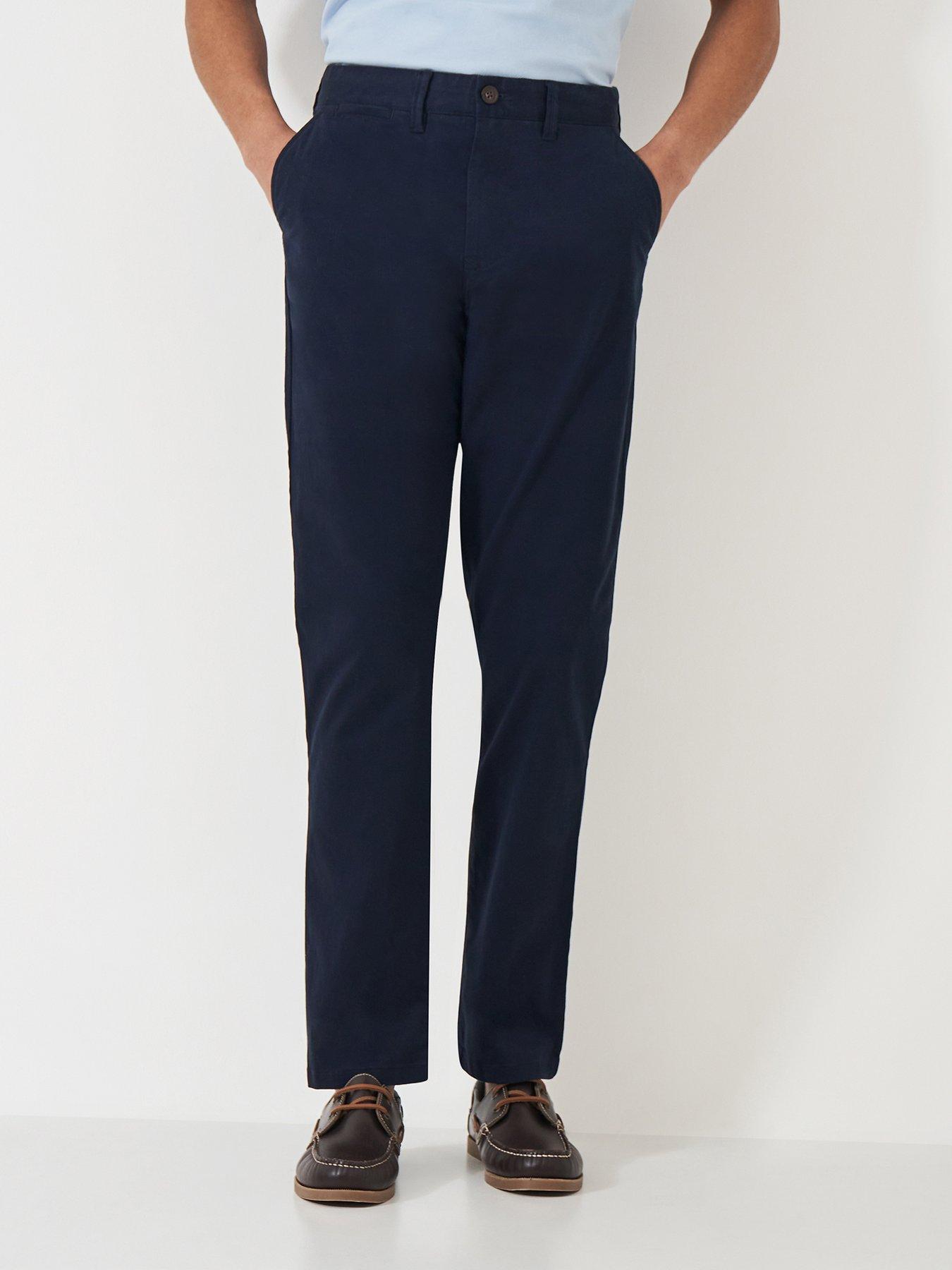 undefined Straight Fit Chinos - Navy