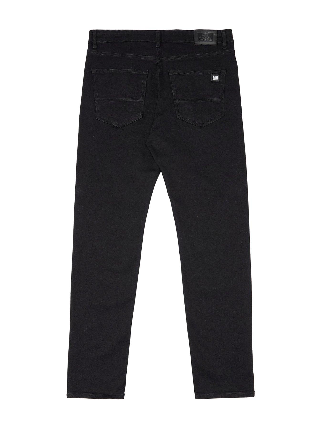 Image 4 of 6 of Weekend Offender Tapered Fit Jeans - Black