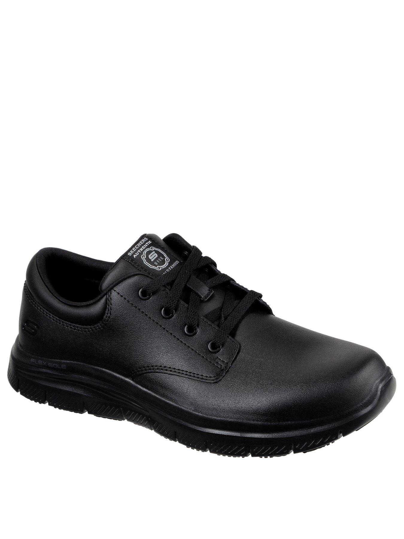 Work Relaxed Fit Flex Advantage Slip Resistant Trainers Black