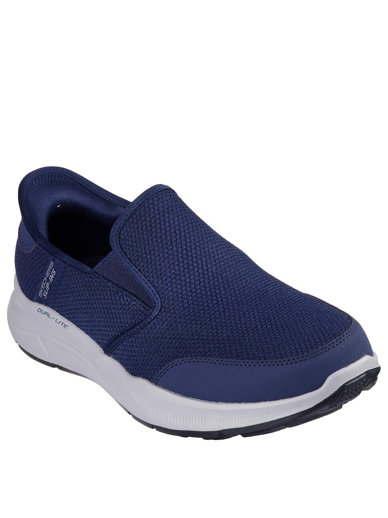 Image 2 of 5 of Skechers Slip-Ins Equalizer Relaxed Fit Trainers - Navy Mesh