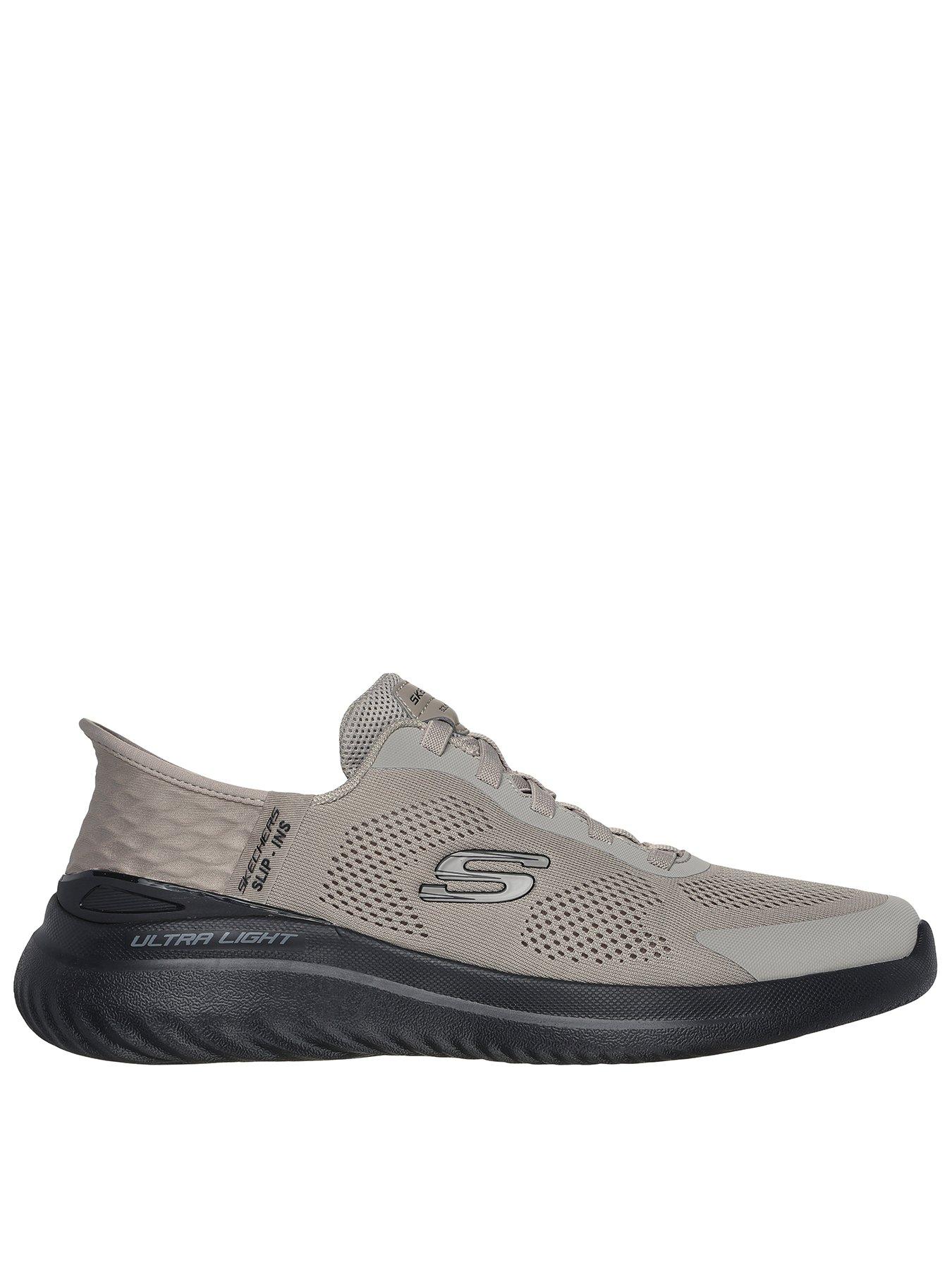 undefined Bounder Slip-Ins Trainers - Taupe Mesh