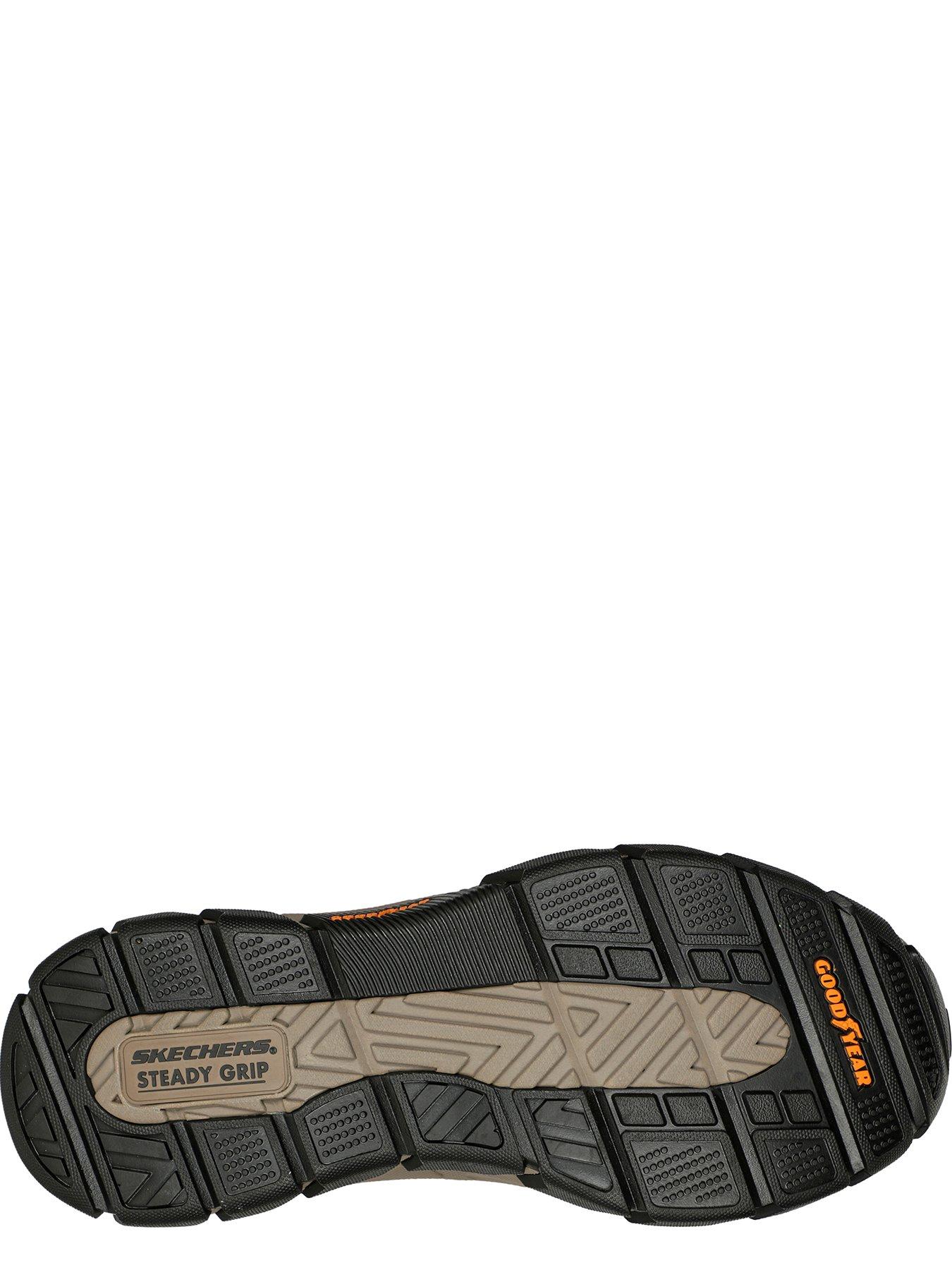 Image 4 of 5 of Skechers Respected Slip-Ins Casual Slip On Shoes - Dark Brown Leather