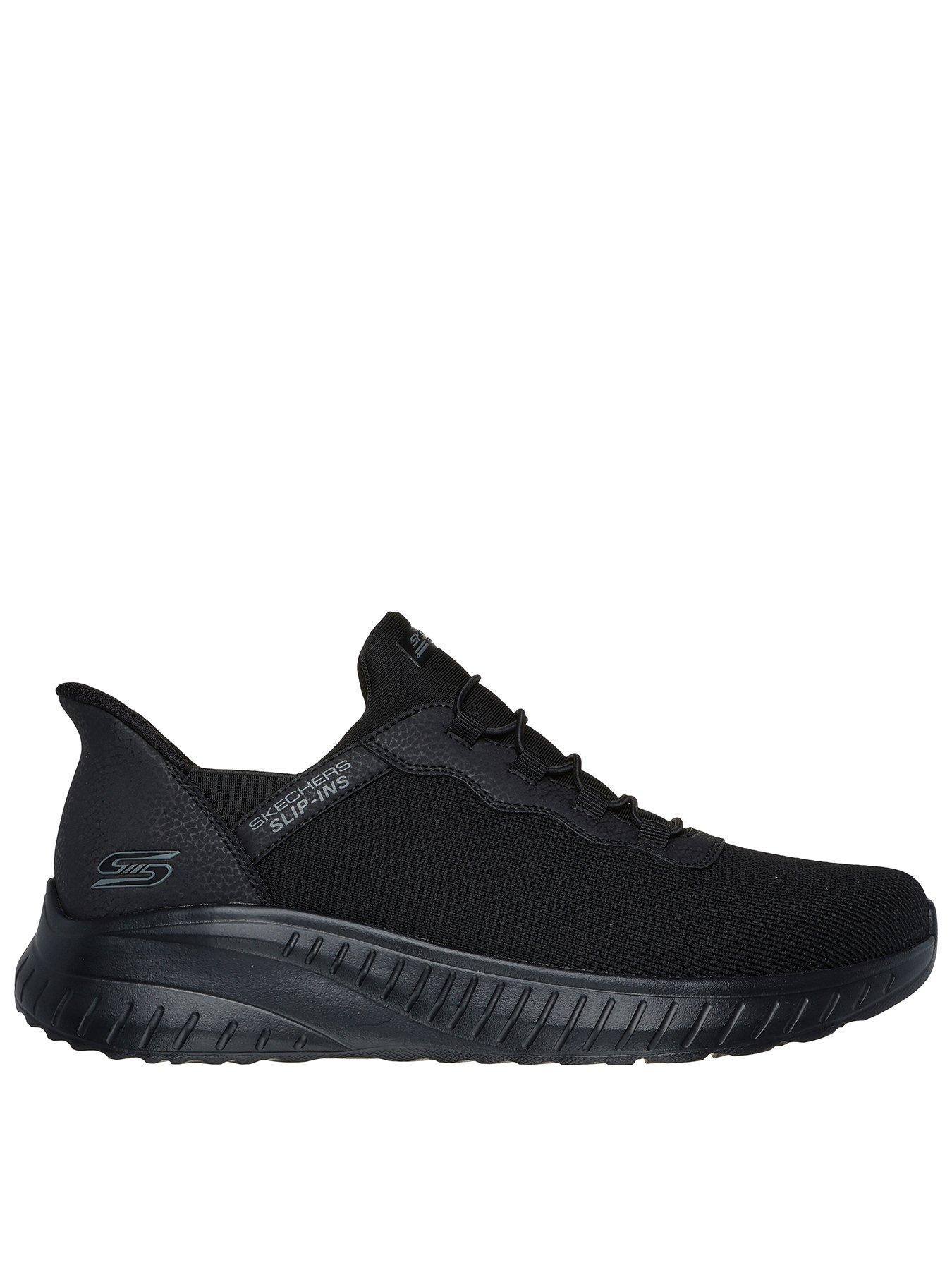 undefined Bobs Squad Slip-Ins Gore Bungee Lace Trainers - Black Knit