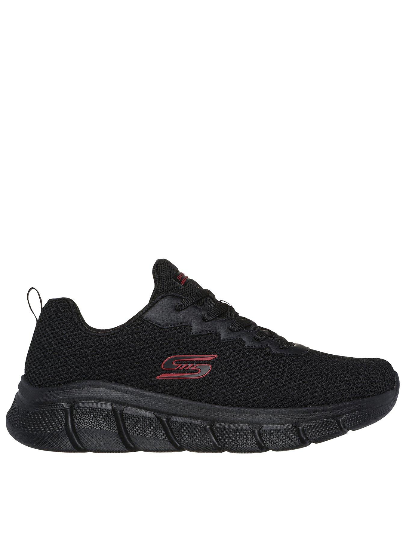 undefined Bobs B-Flex Lace-Up Knit Trainers - Black Knit