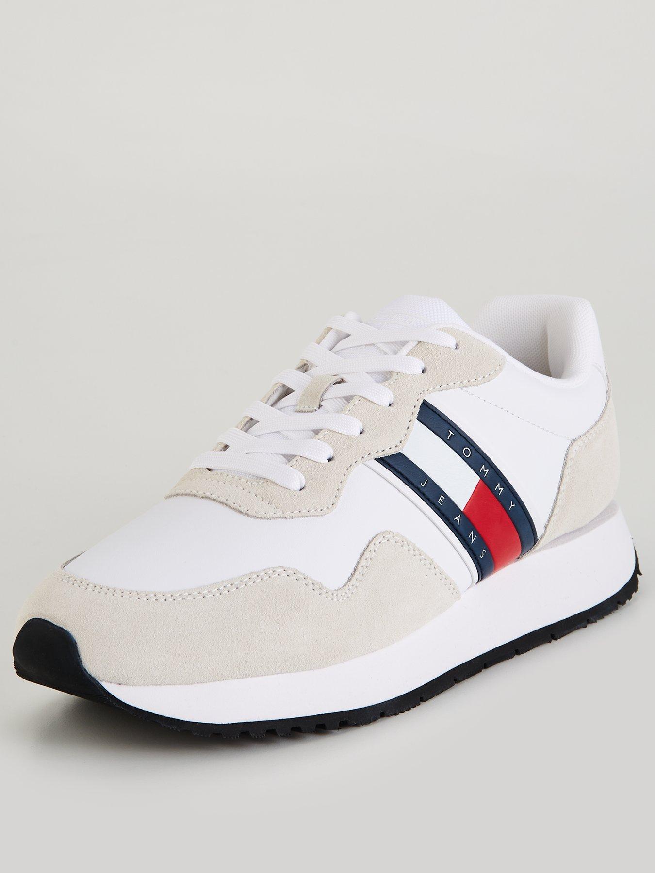Image 2 of 7 of Tommy Jeans Flag Stripe Modern Runners - White