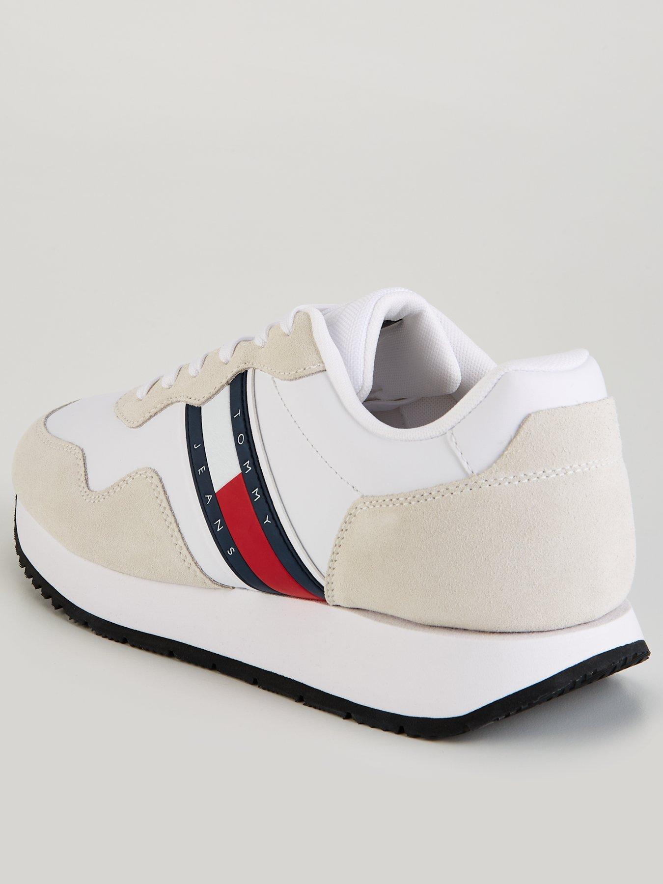 Image 3 of 7 of Tommy Jeans Flag Stripe Modern Runners - White