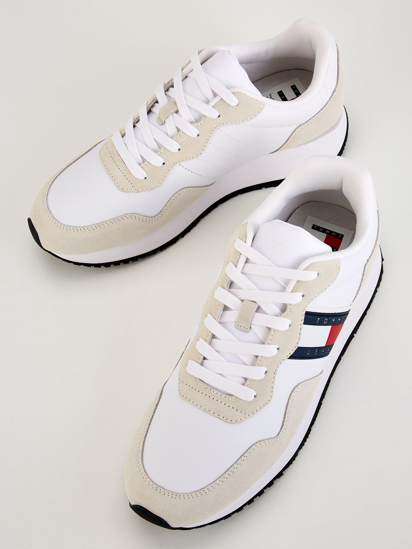 Image 4 of 7 of Tommy Jeans Flag Stripe Modern Runners - White