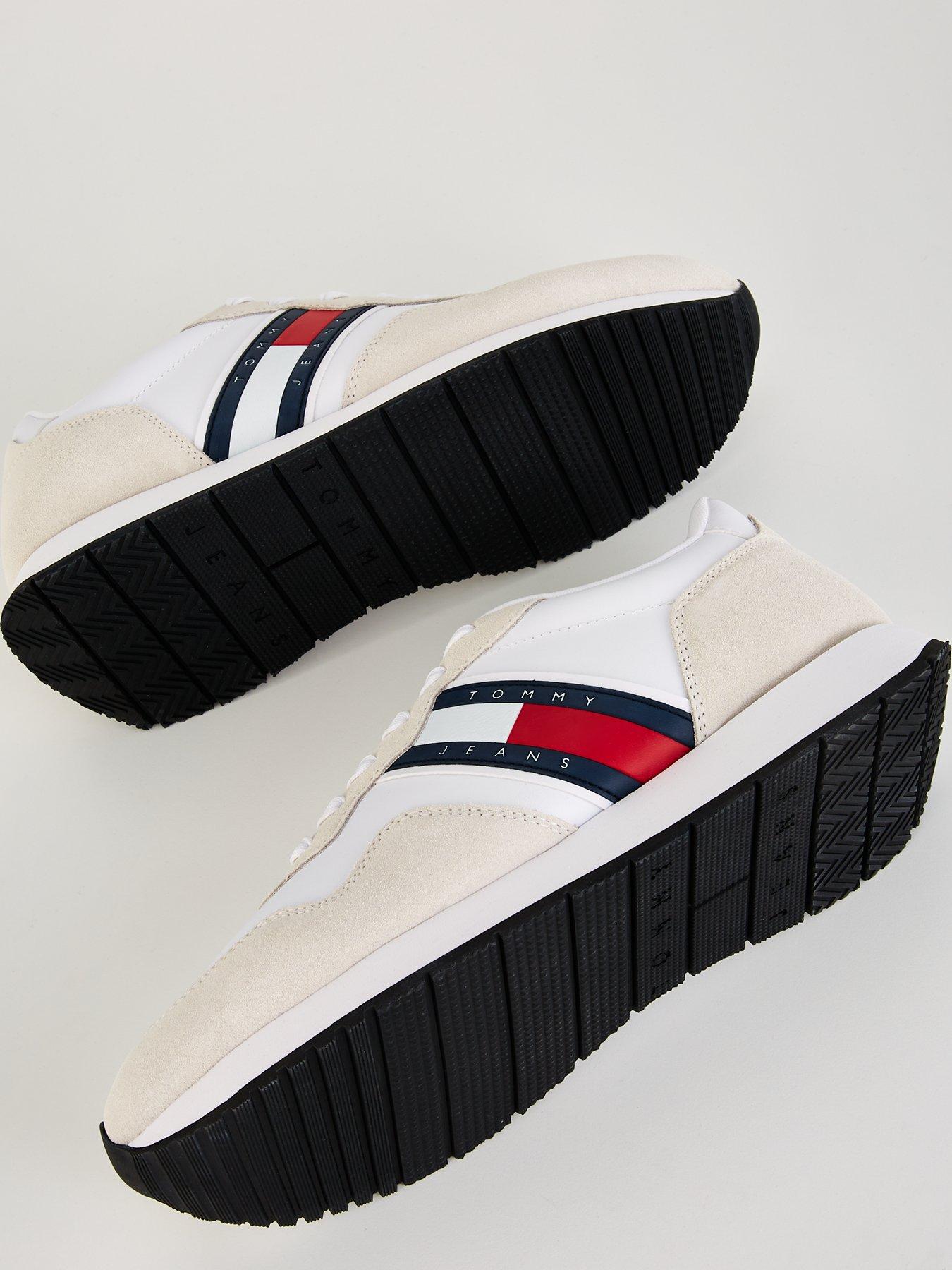 Image 5 of 7 of Tommy Jeans Flag Stripe Modern Runners - White