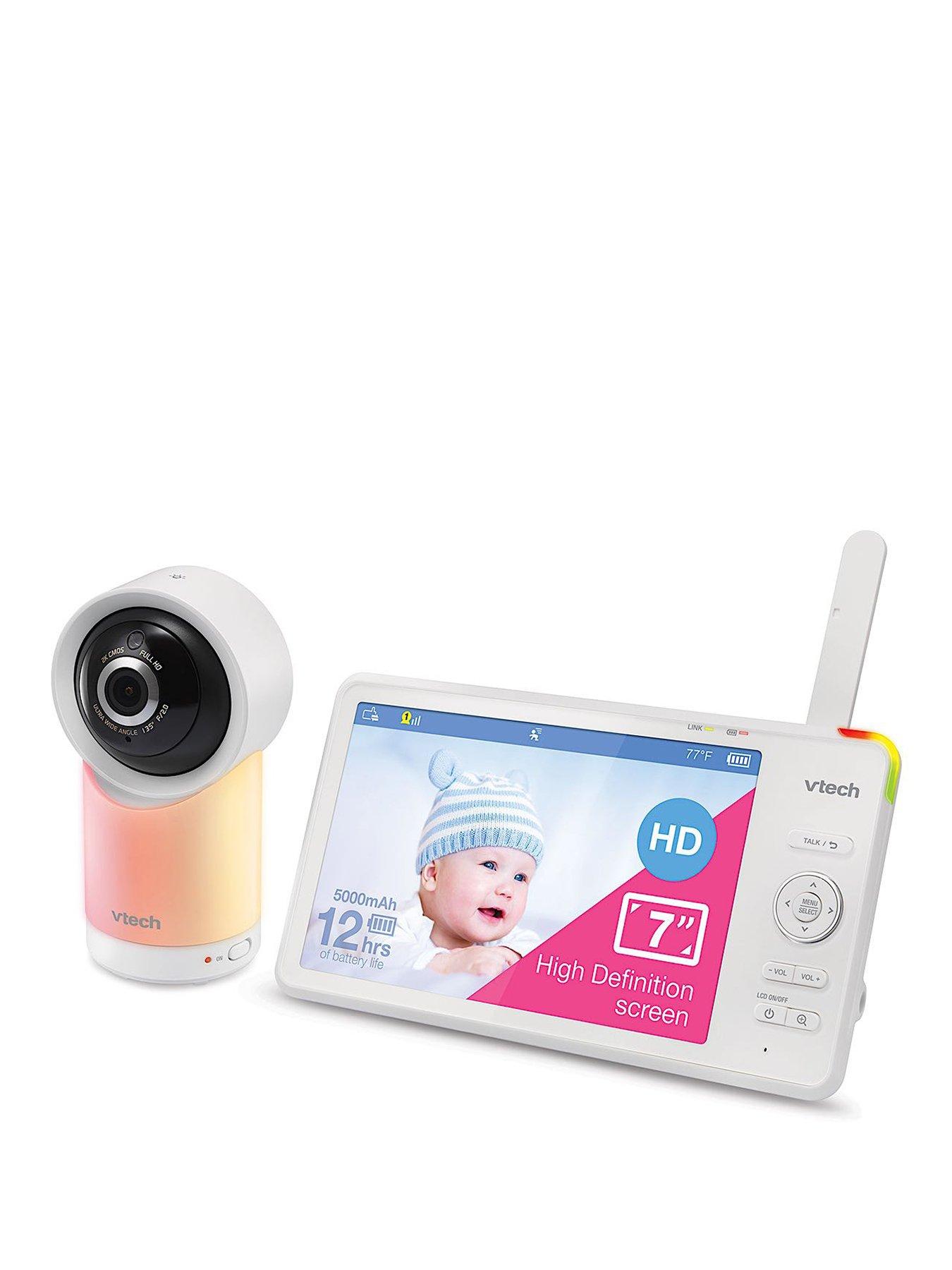 Vtech Rm7766Hd 7" Smart Wi-Fi 1080P Pan And Tilt Baby Monitor