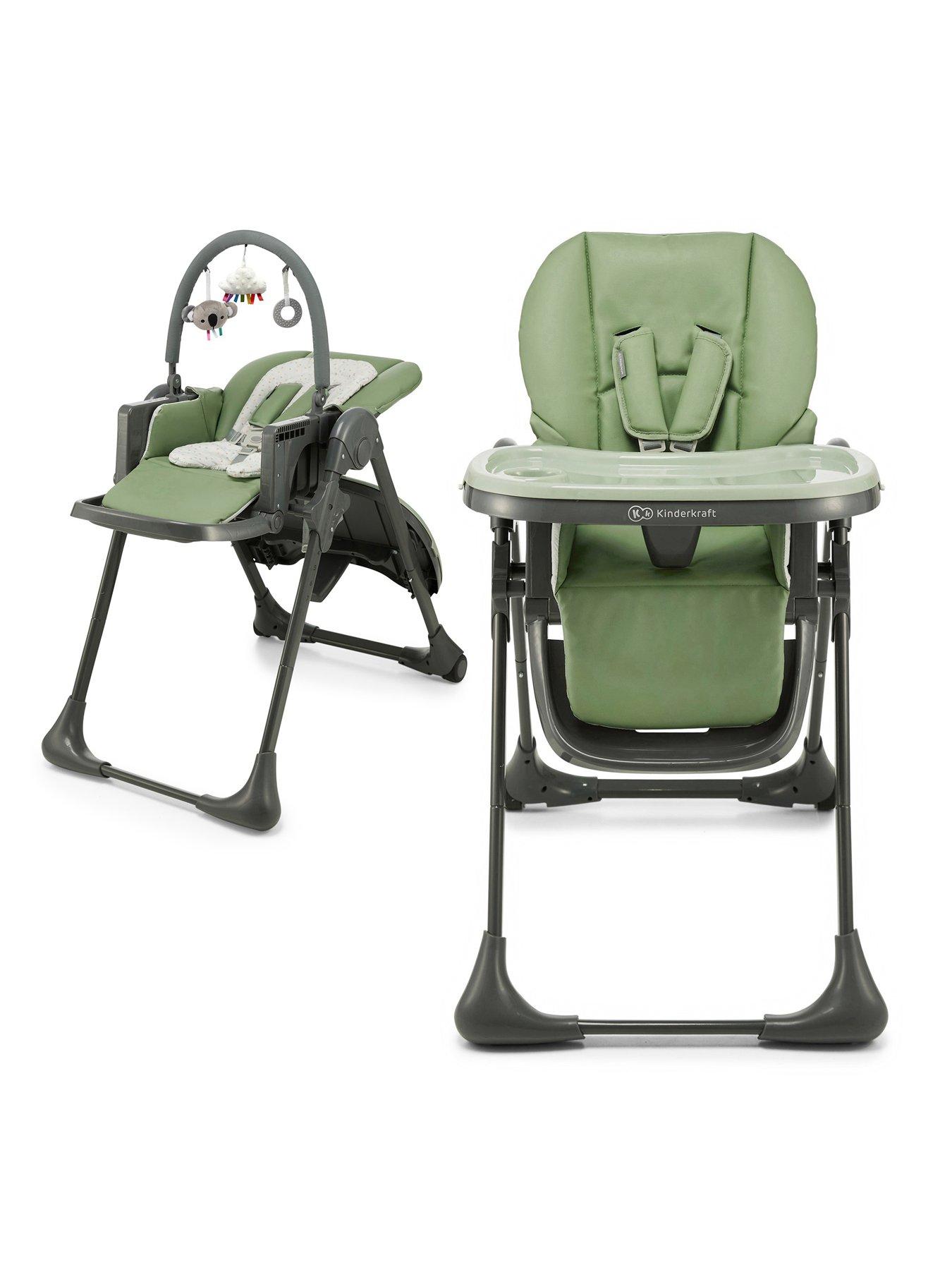 undefined Tummie Folding Feeding Highchair - Green