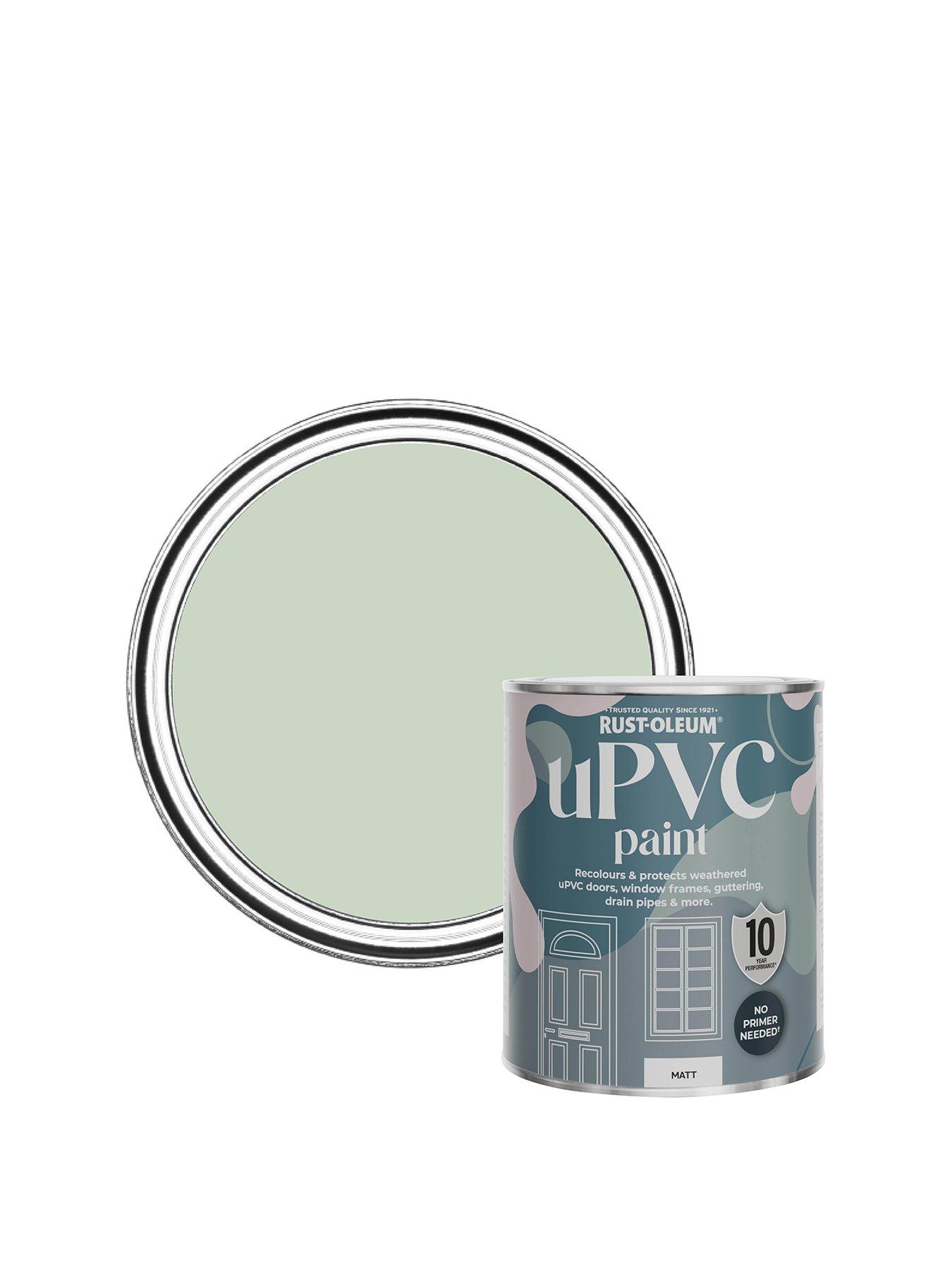 Product photograph of Rust-oleum Upvc Laurel Green 750ml from very.co.uk