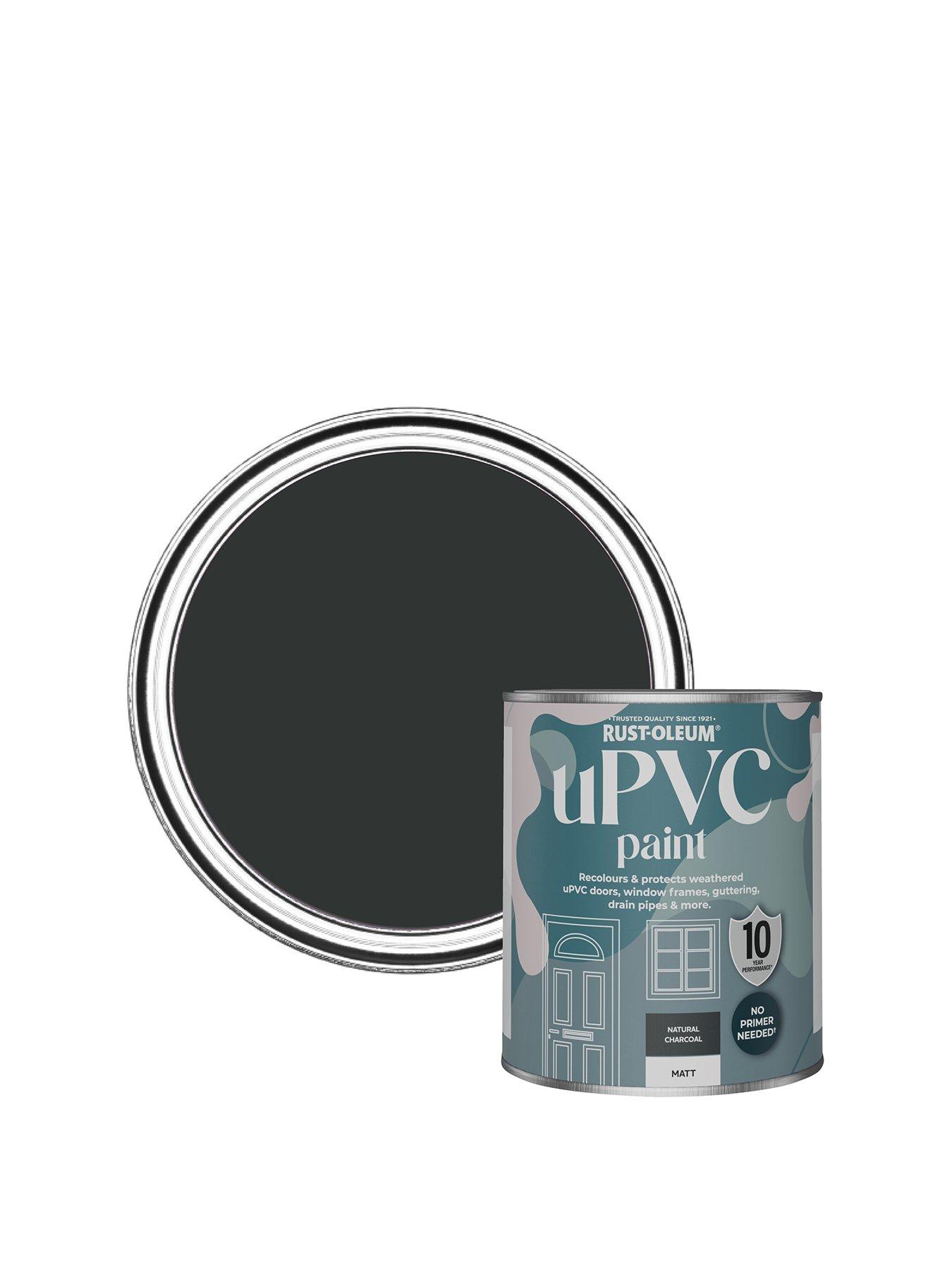 Product photograph of Rust-oleum Upvc Matt Natural Charcoal 750ml from very.co.uk