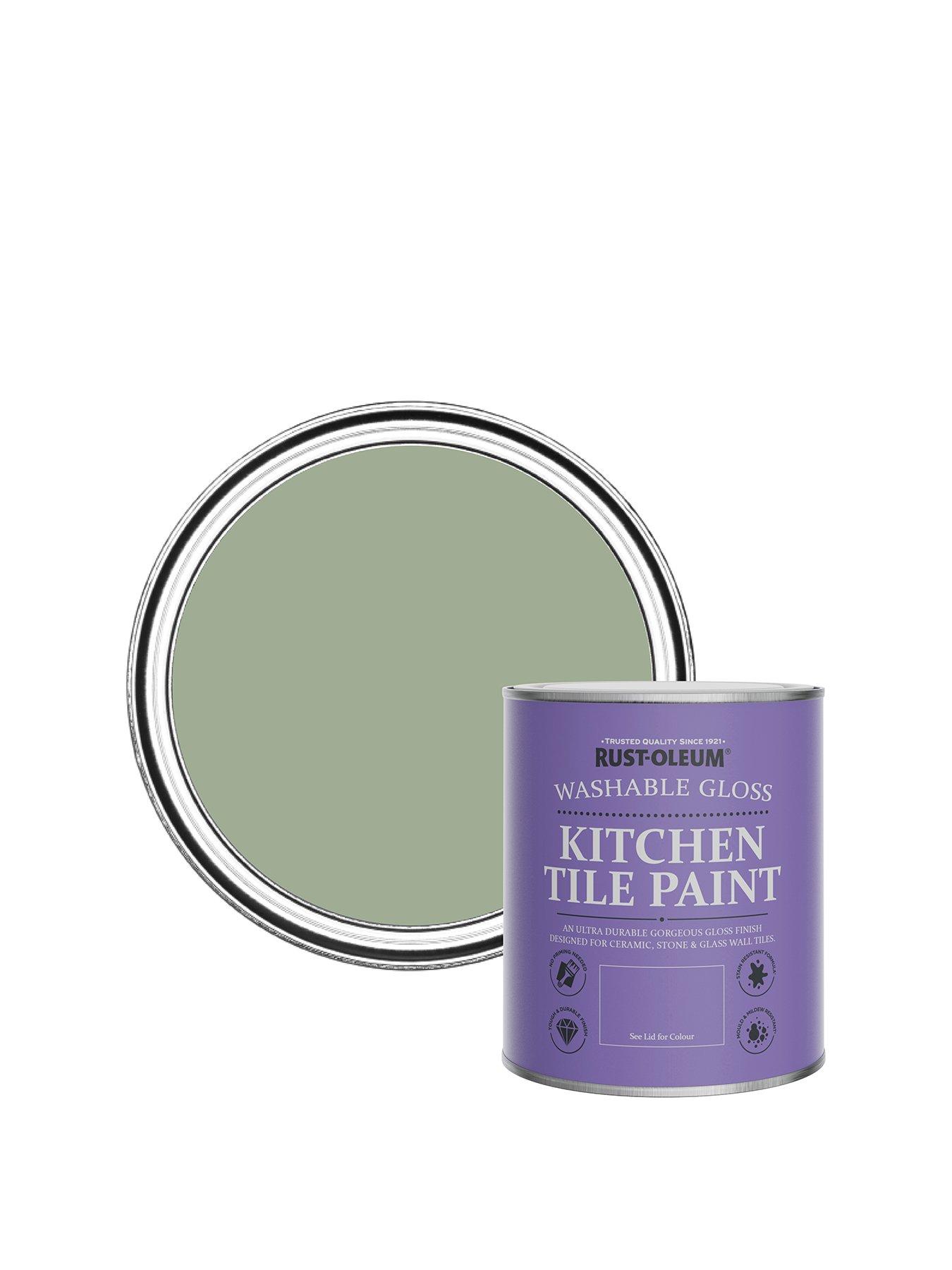 Product photograph of Rust-oleum Kitchen Tile Gloss Bramwell 750ml from very.co.uk