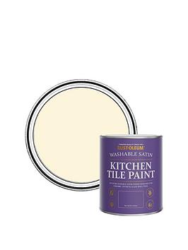 Product photograph of Rust-oleum Kitchen Tile Satin Clotted Cream 750ml from very.co.uk