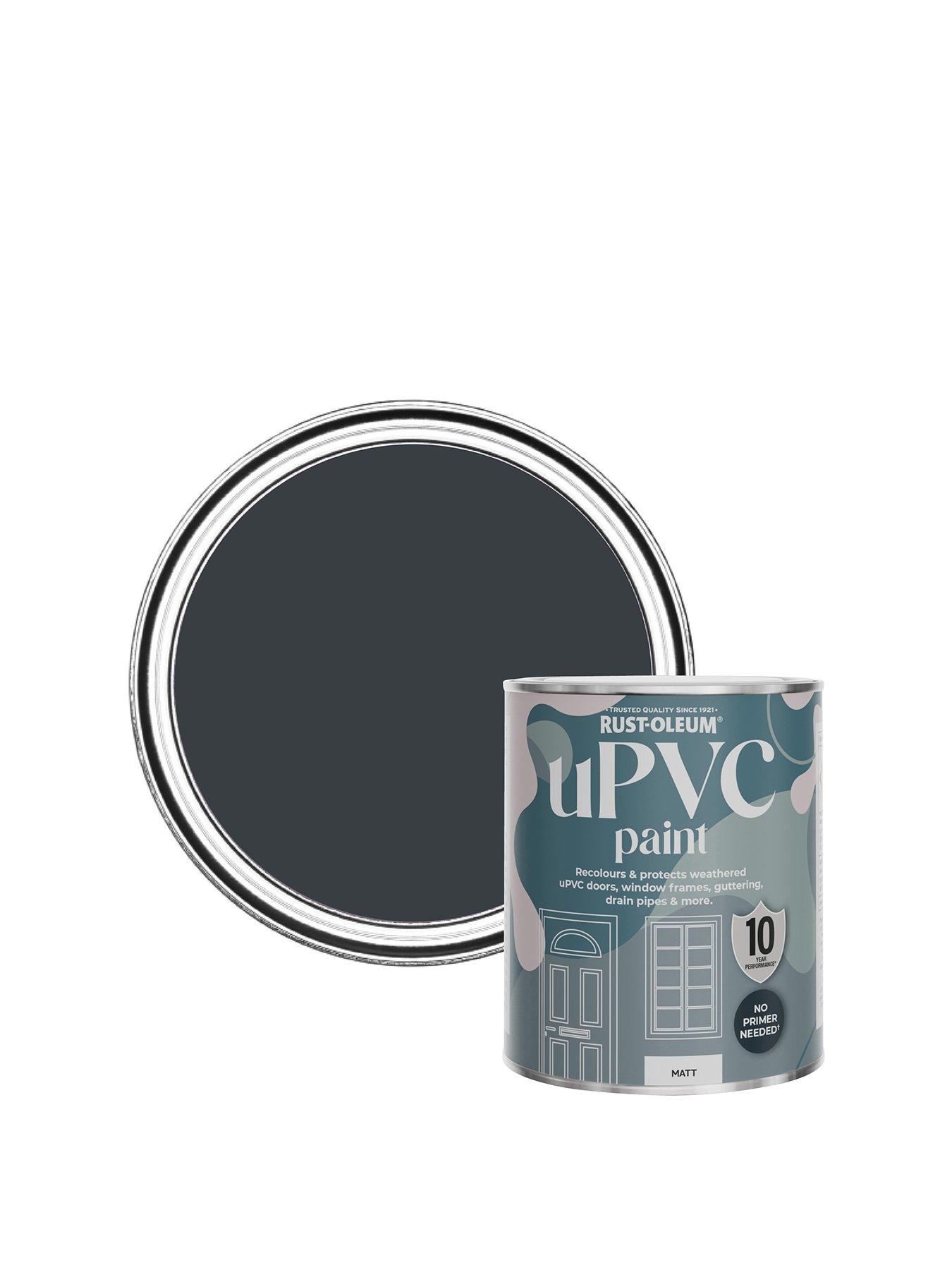 Product photograph of Rust-oleum Matt Finish Upvc Paint - Anthracite from very.co.uk